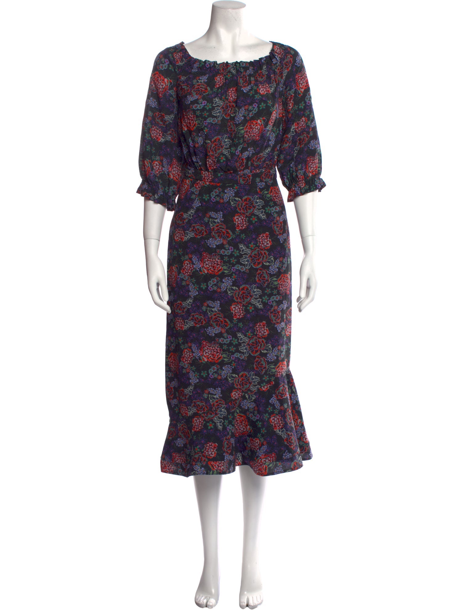 Saloni Silk Long Dress