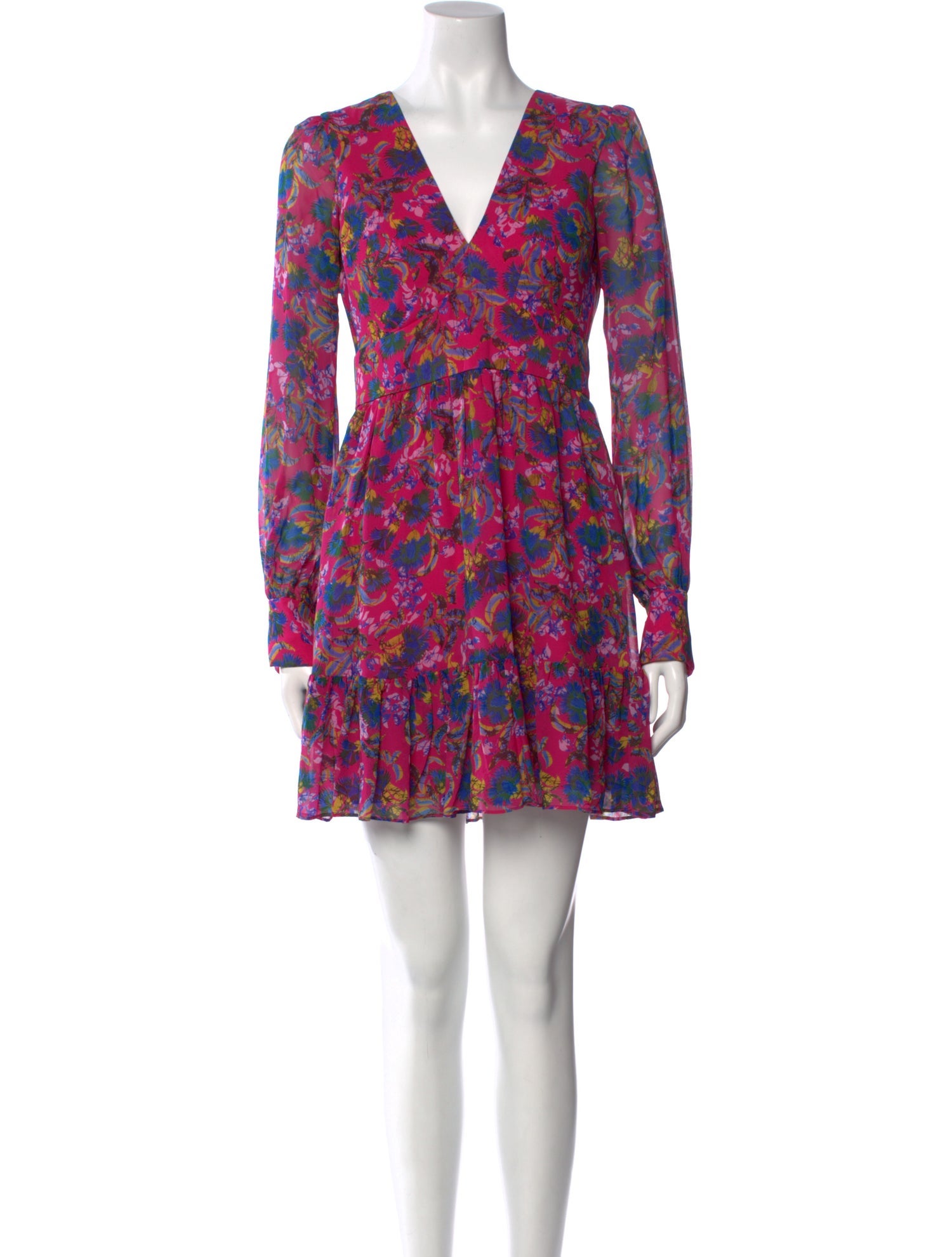 Saloni Silk Mini Dress