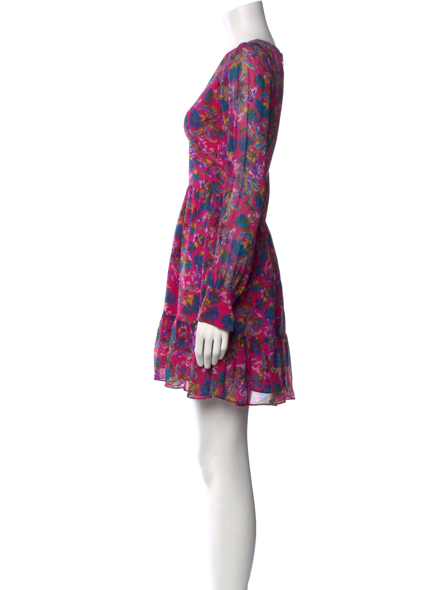 Saloni Silk Mini Dress