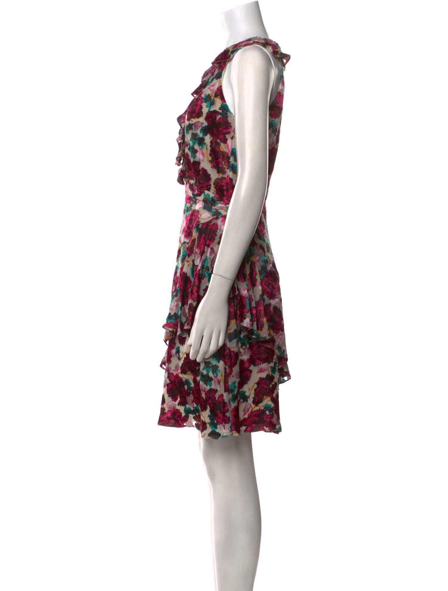 Saloni Printed Knee-Length Dress