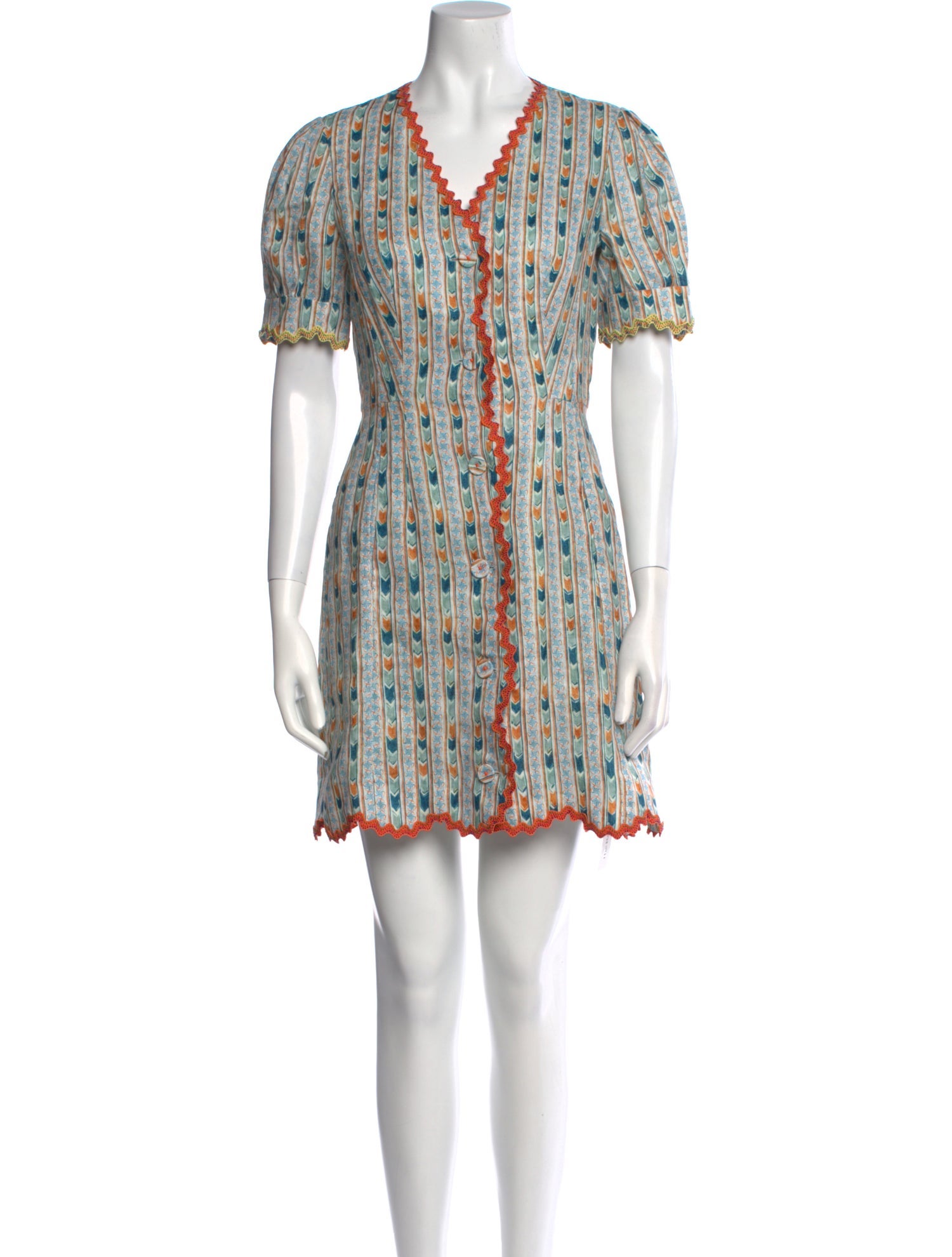 Saloni Linen Mini Dress