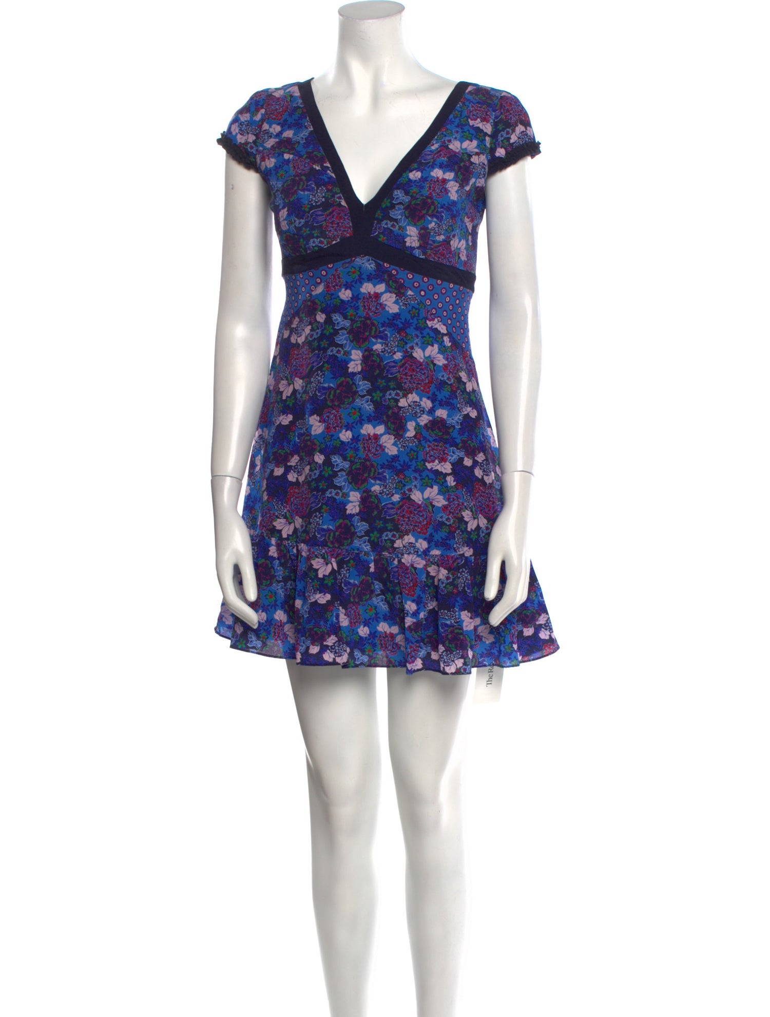 Saloni Silk Mini Dress