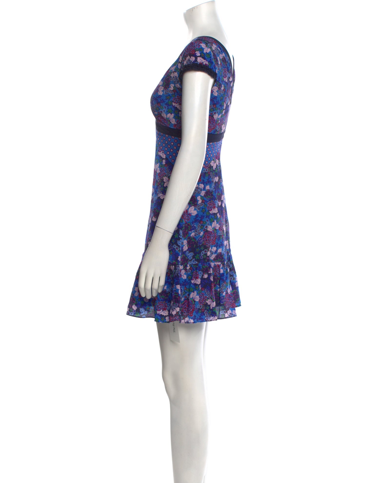 Saloni Silk Mini Dress