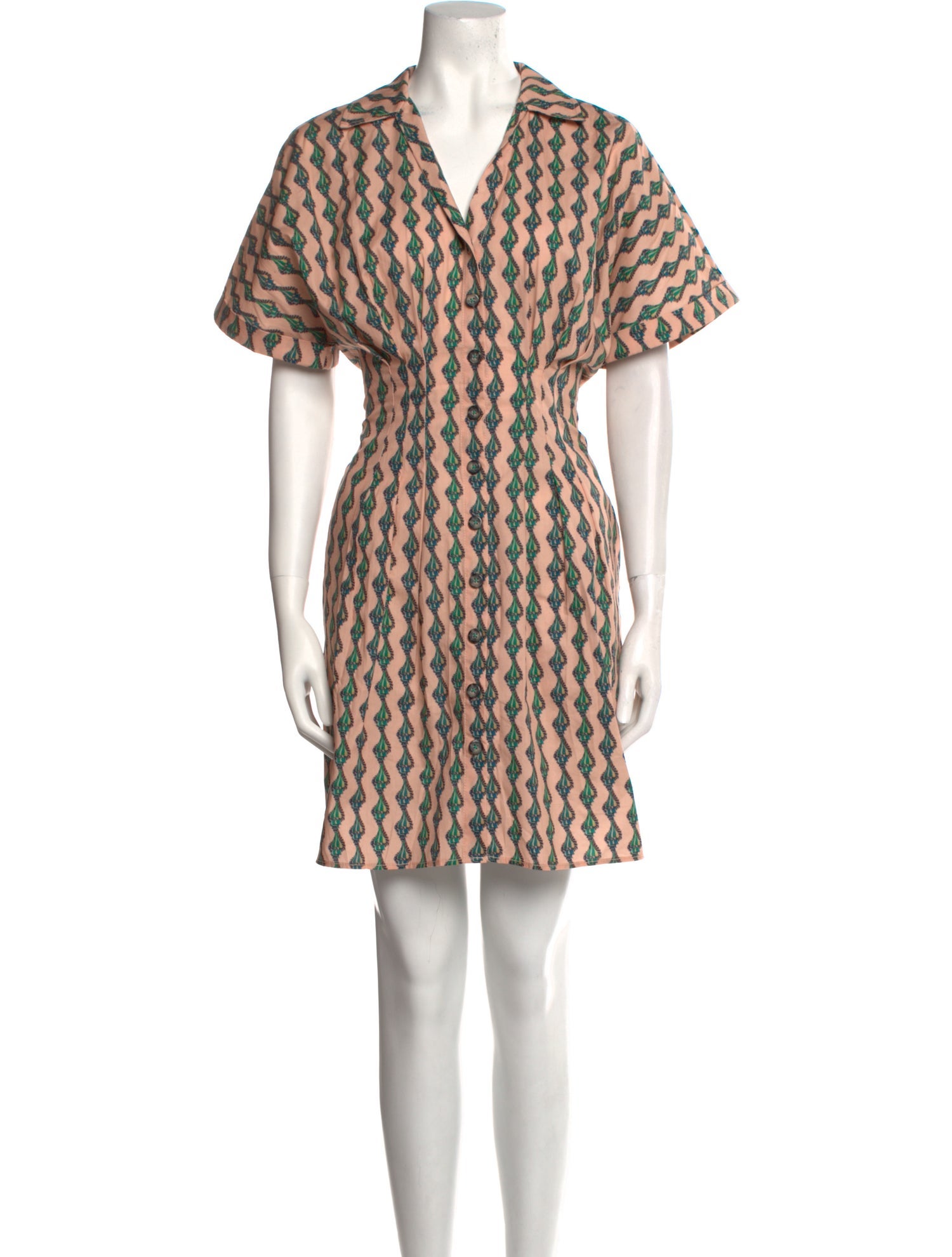 Saloni Printed Mini Dress