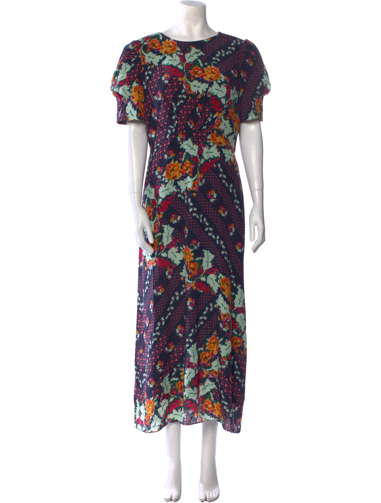 Saloni Silk Long Dress w/ Tags