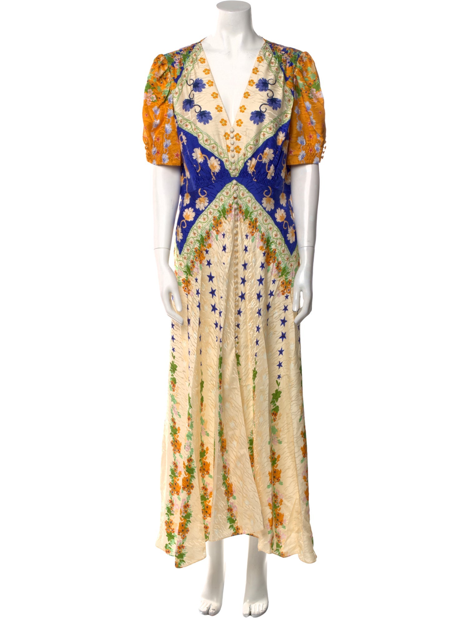 Saloni Silk Long Dress