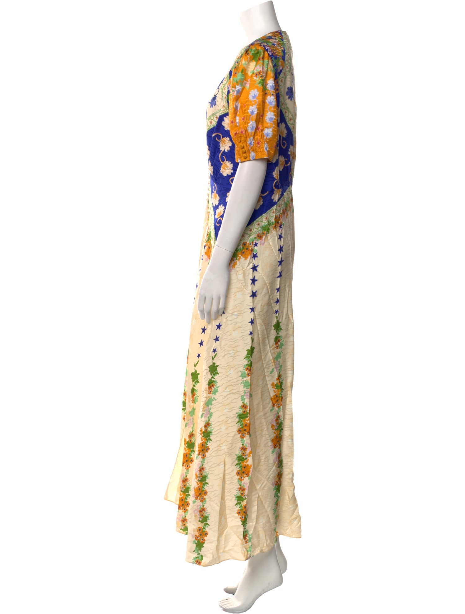 Saloni Silk Long Dress