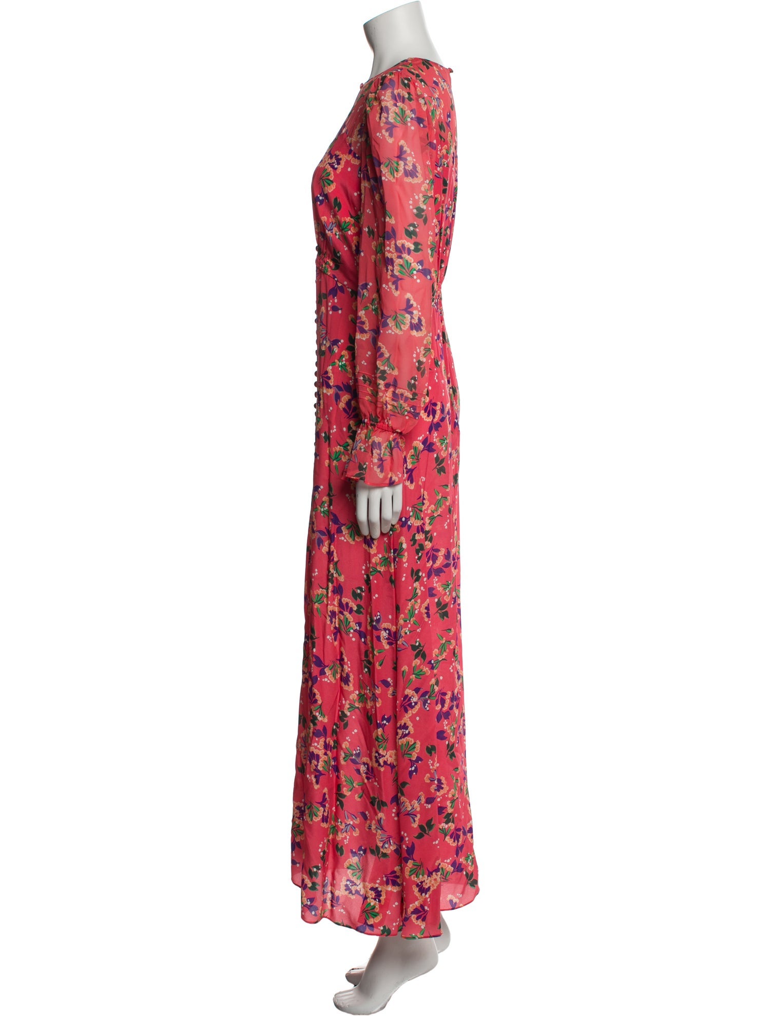 Saloni Silk Long Dress