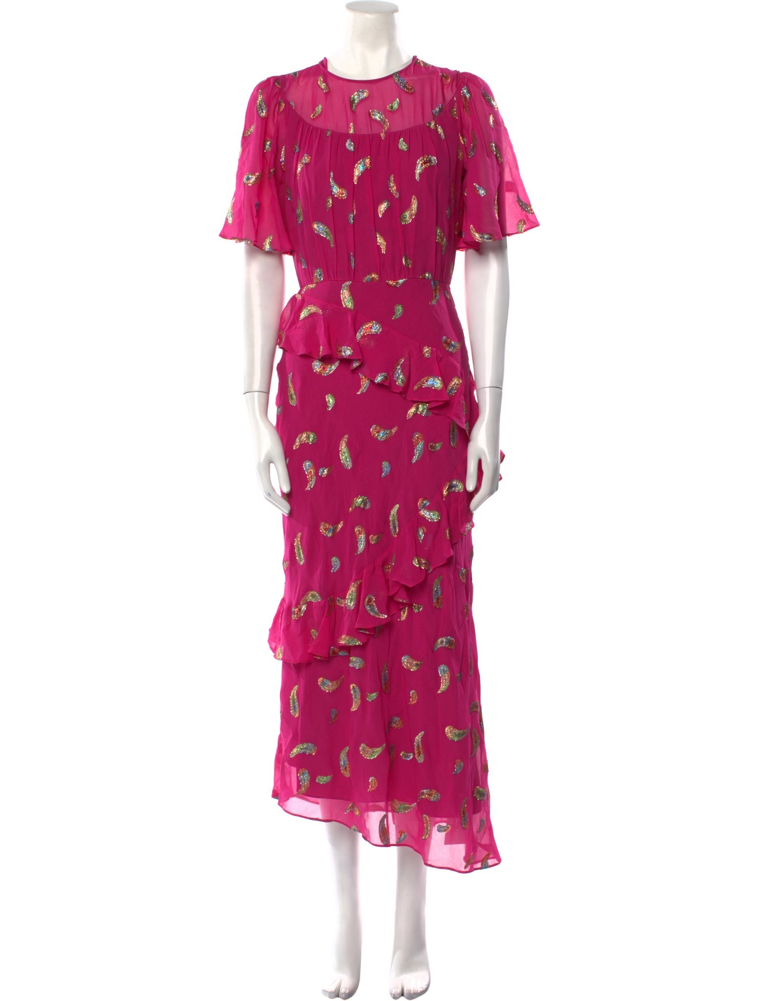 Saloni Silk Long Dress