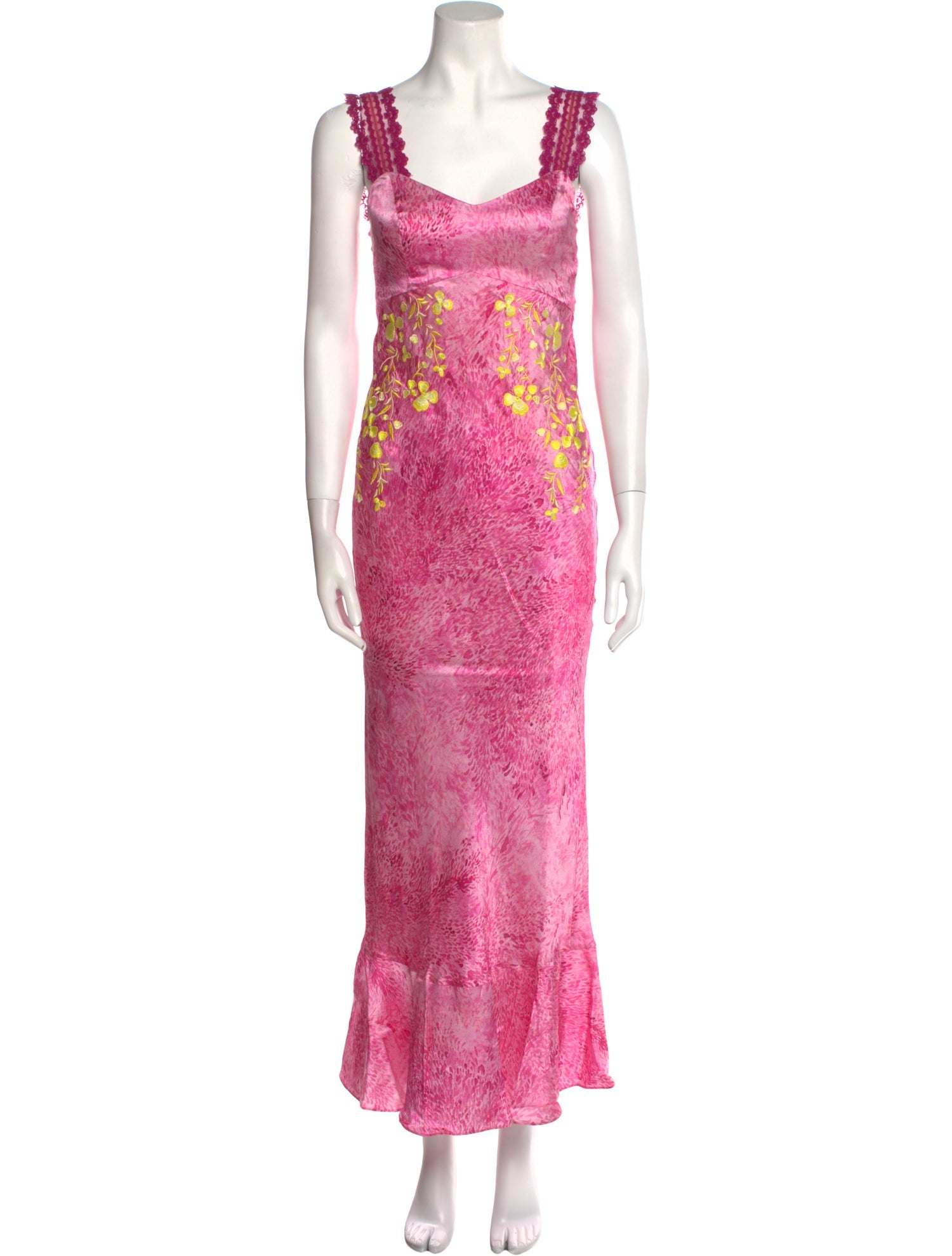 Saloni Silk Long Dress w/ Tags