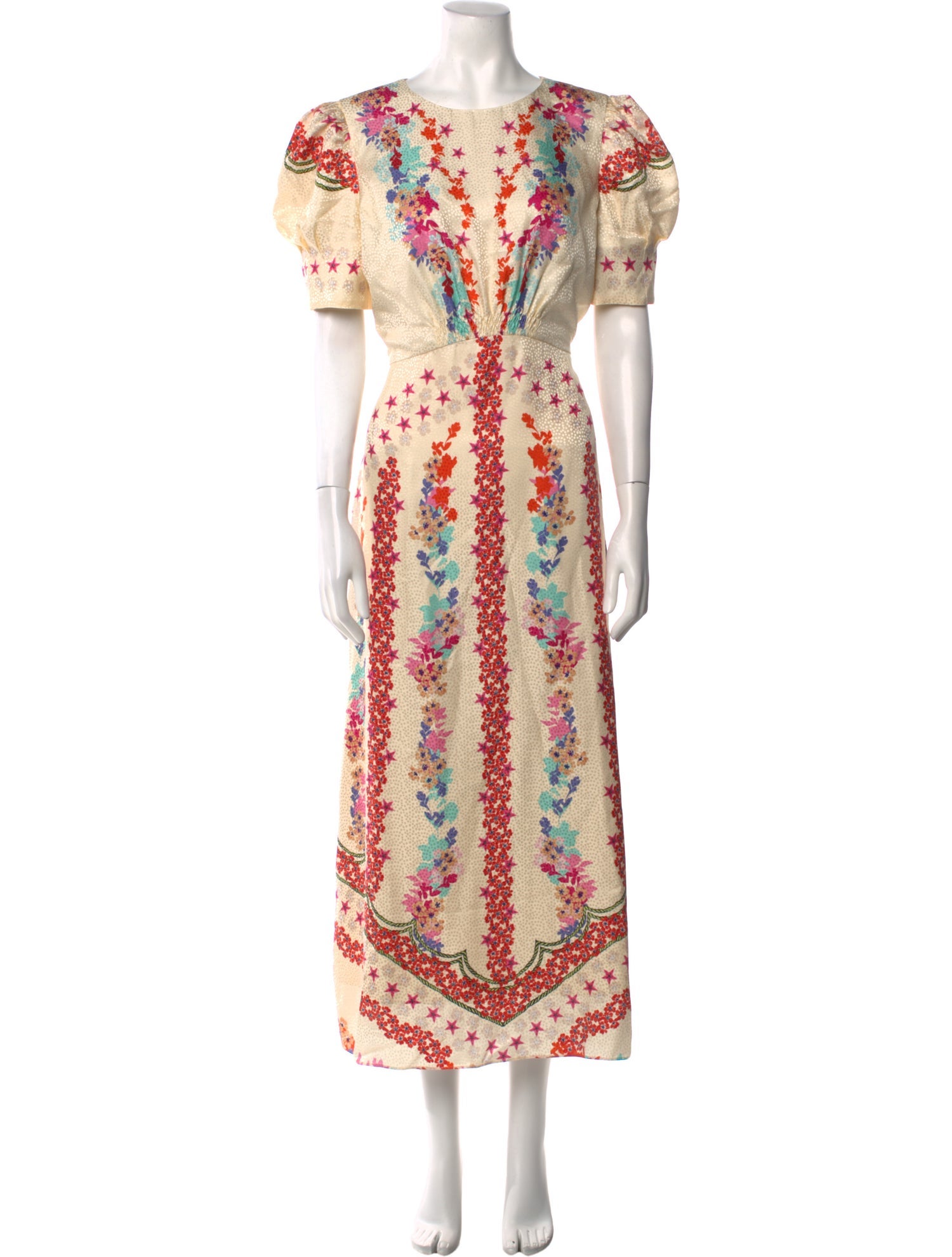 Saloni Silk Long Dress