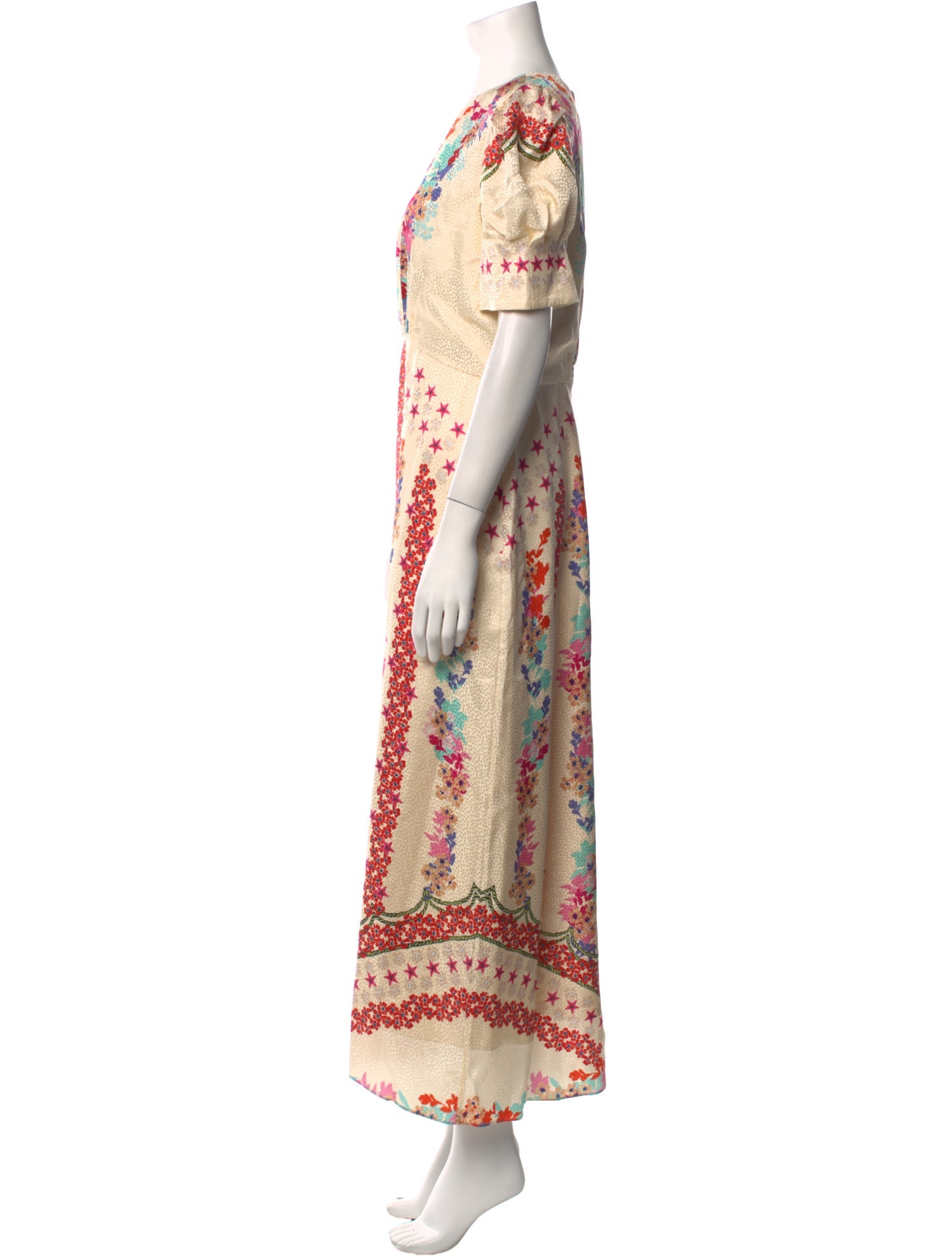 Saloni Silk Long Dress
