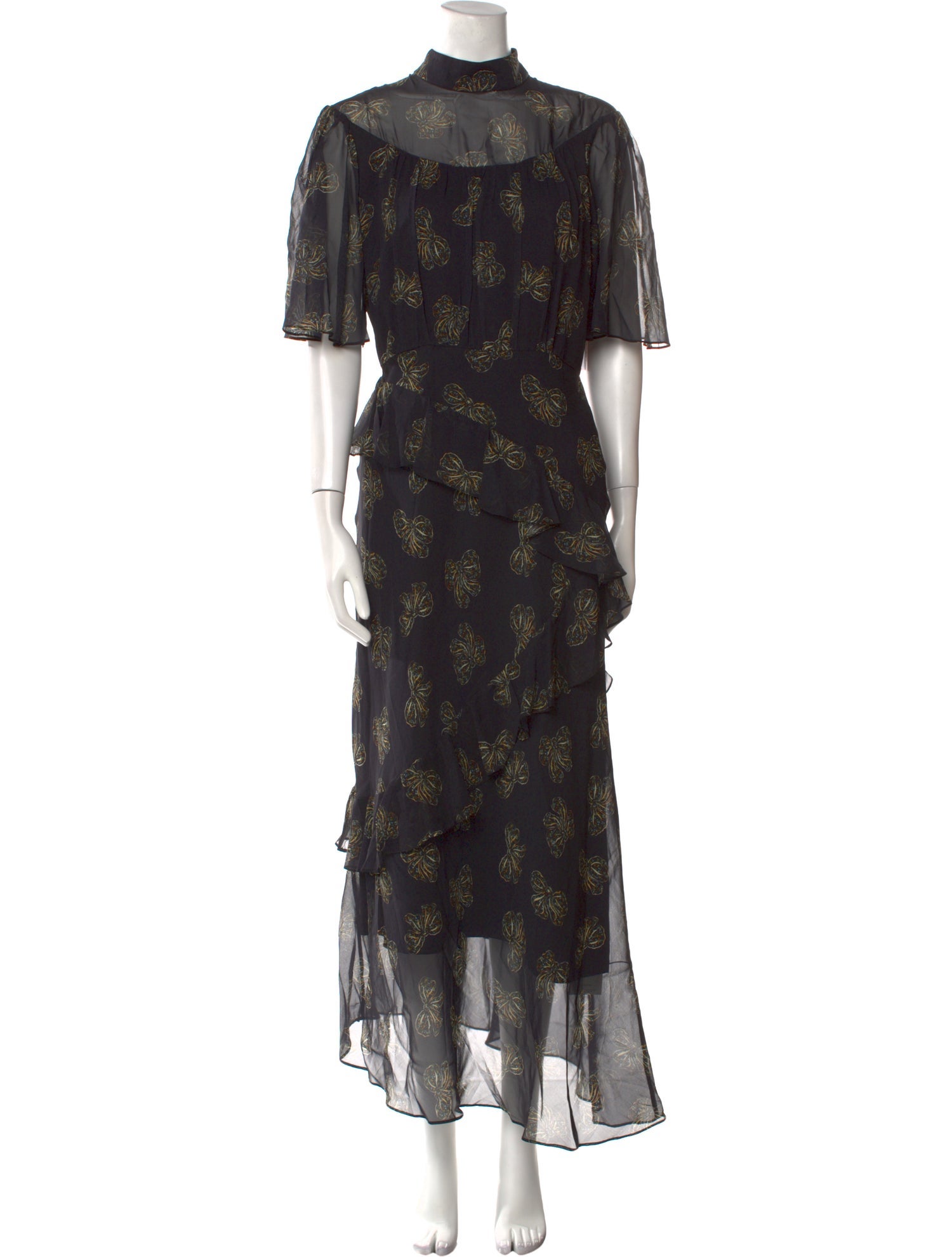 Saloni Silk Long Dress