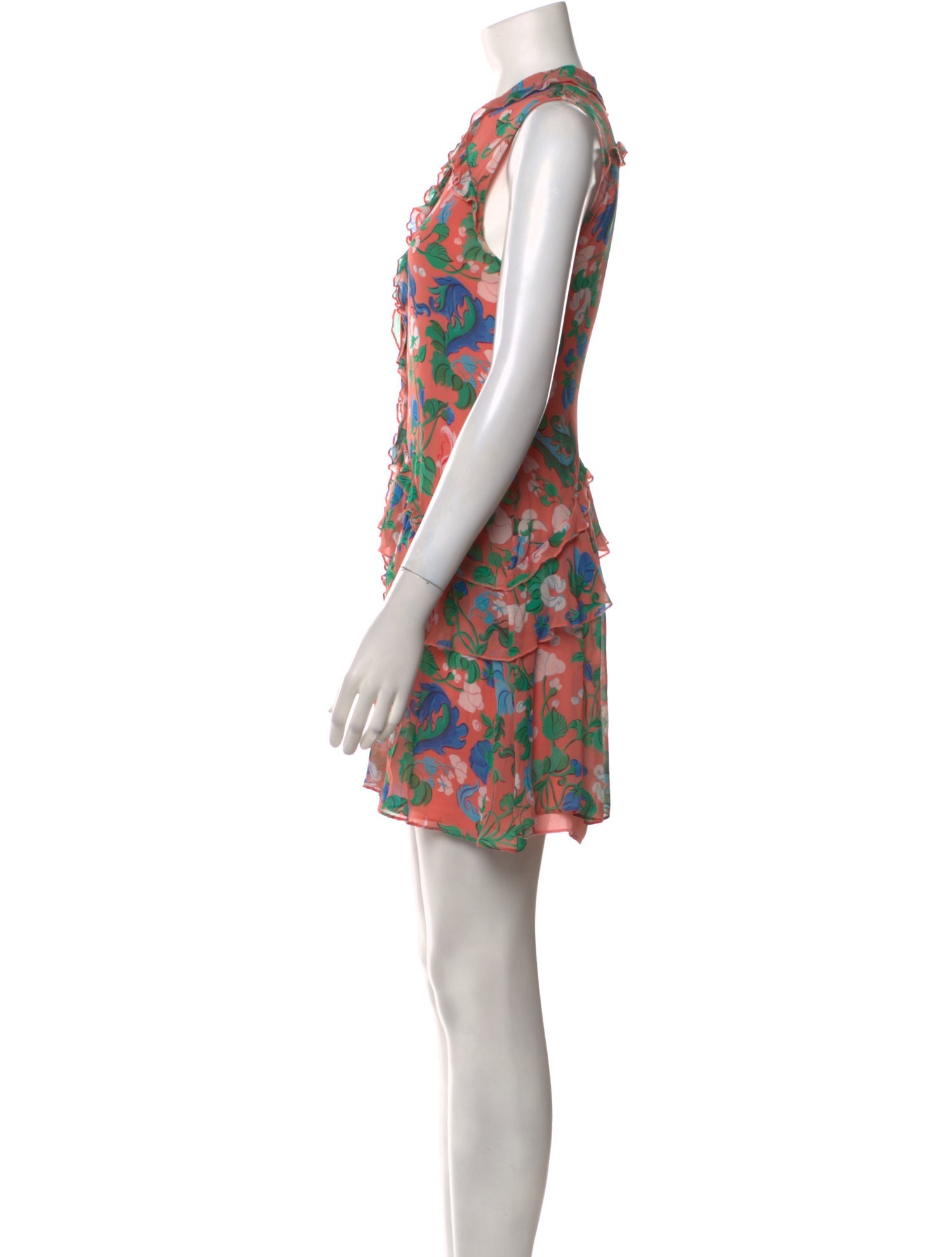 Saloni Silk Mini Dress