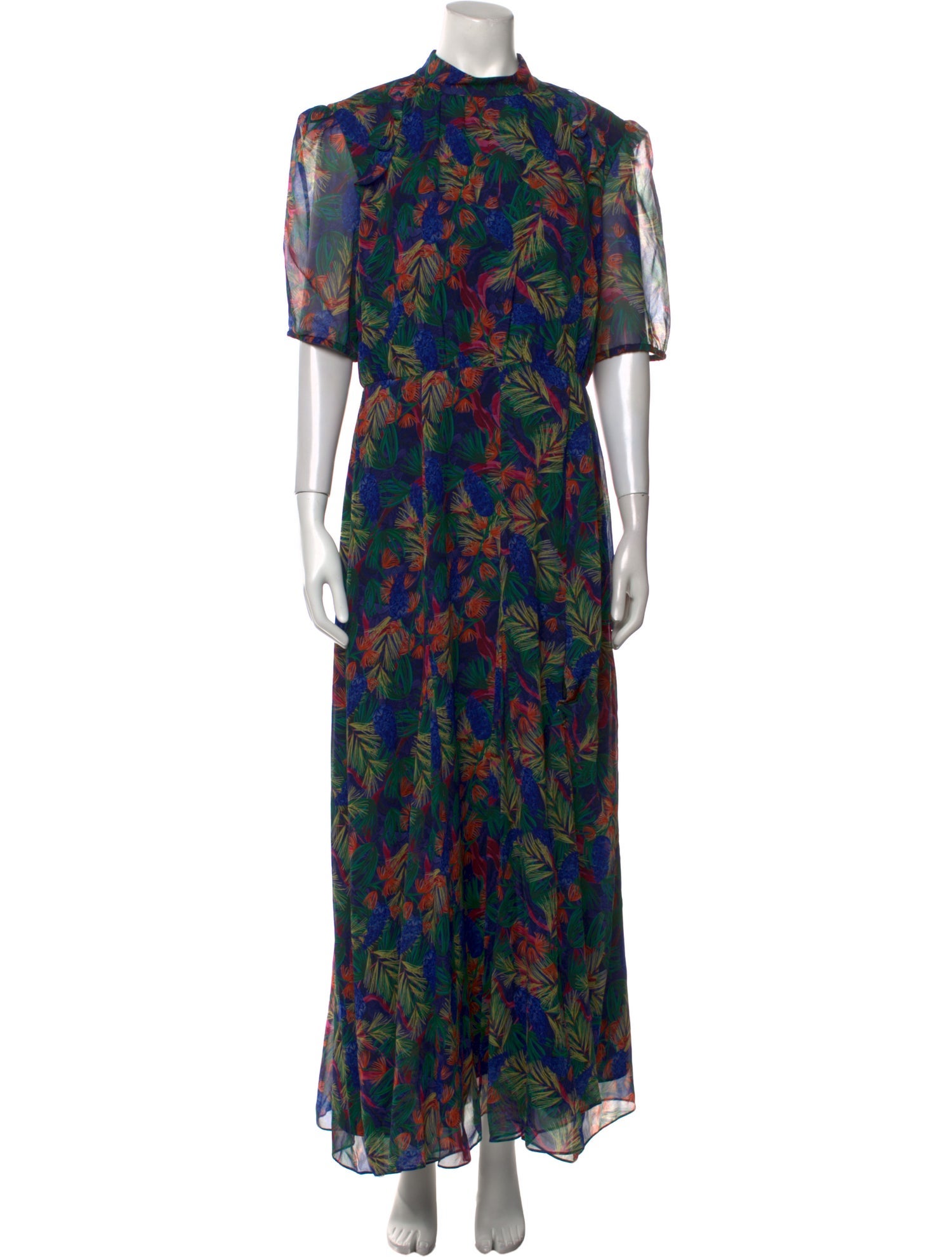 Saloni Silk Long Dress