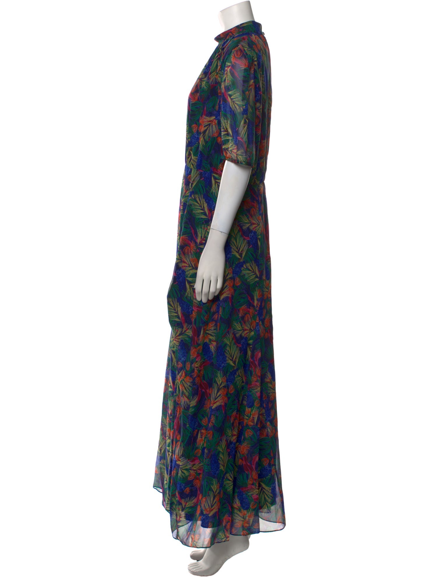 Saloni Silk Long Dress