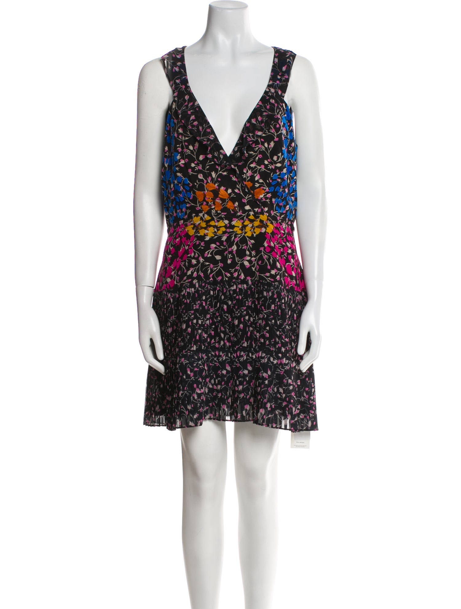 Saloni Silk Mini Dress