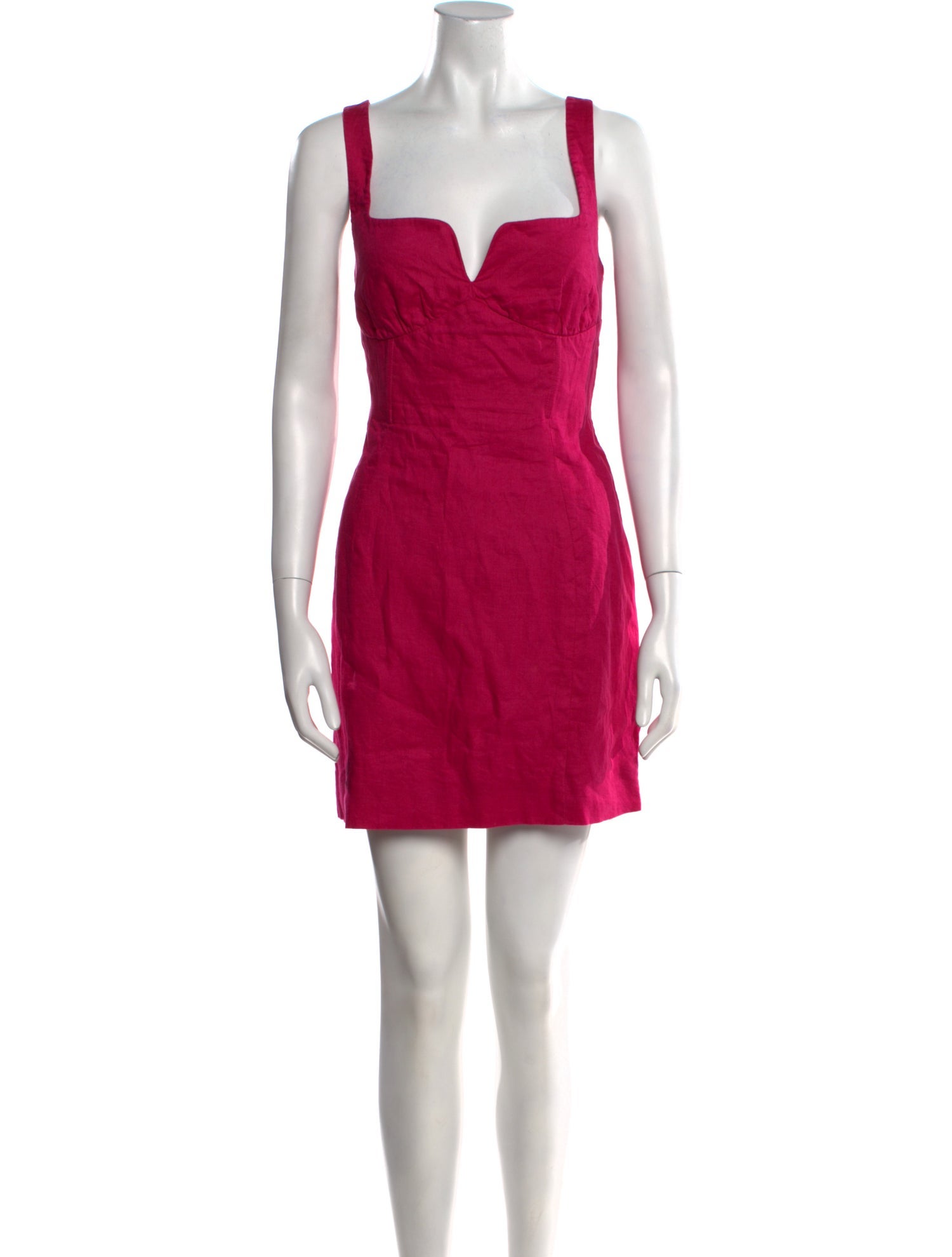 Saloni Linen Mini Dress