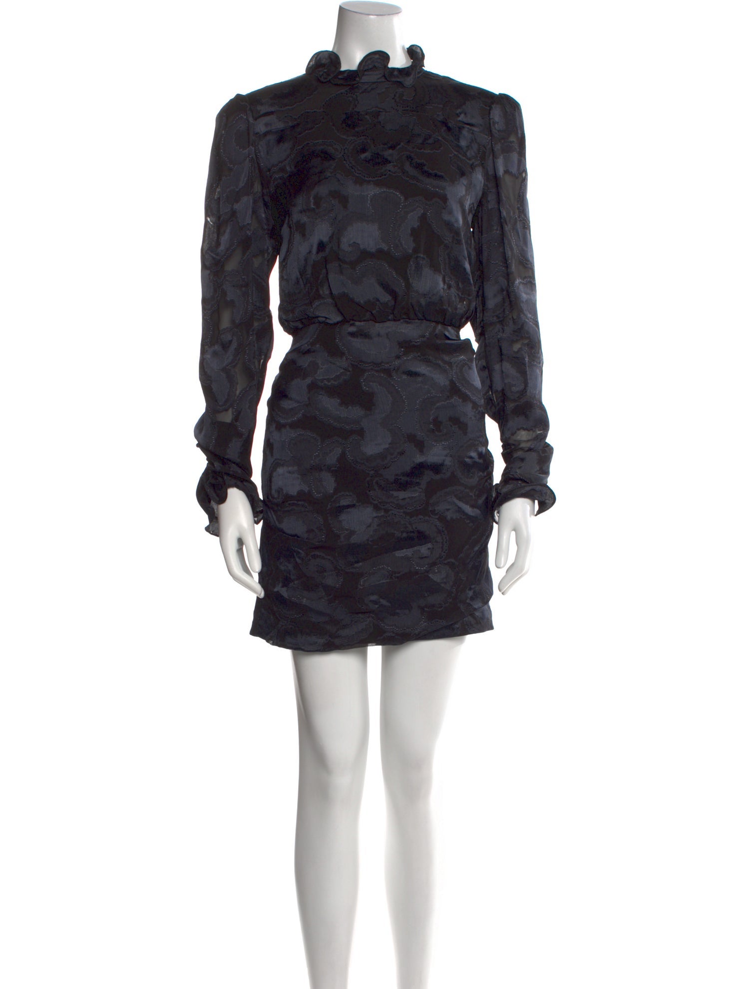 Saloni Patterned Mini Dress