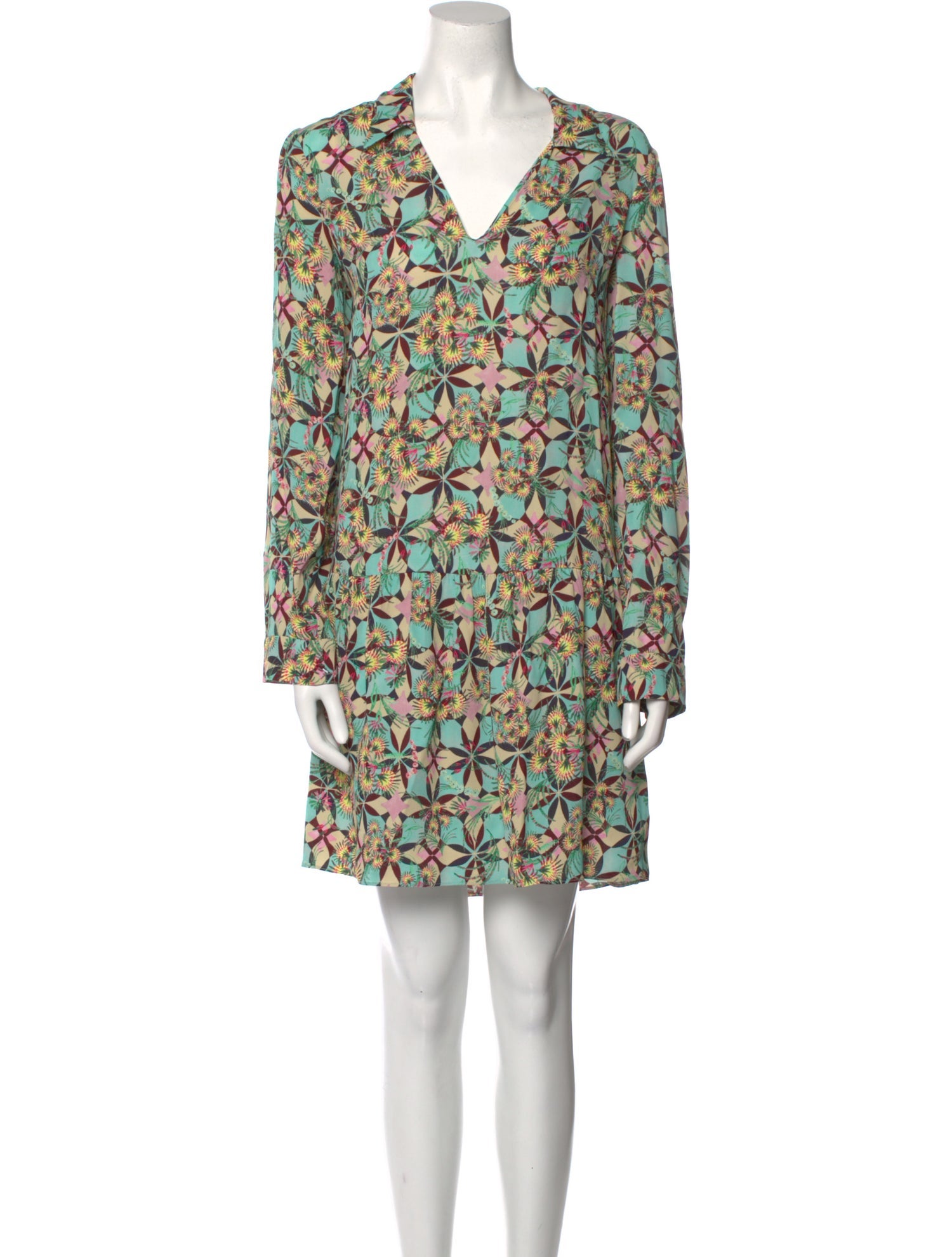 Saloni Printed Mini Dress