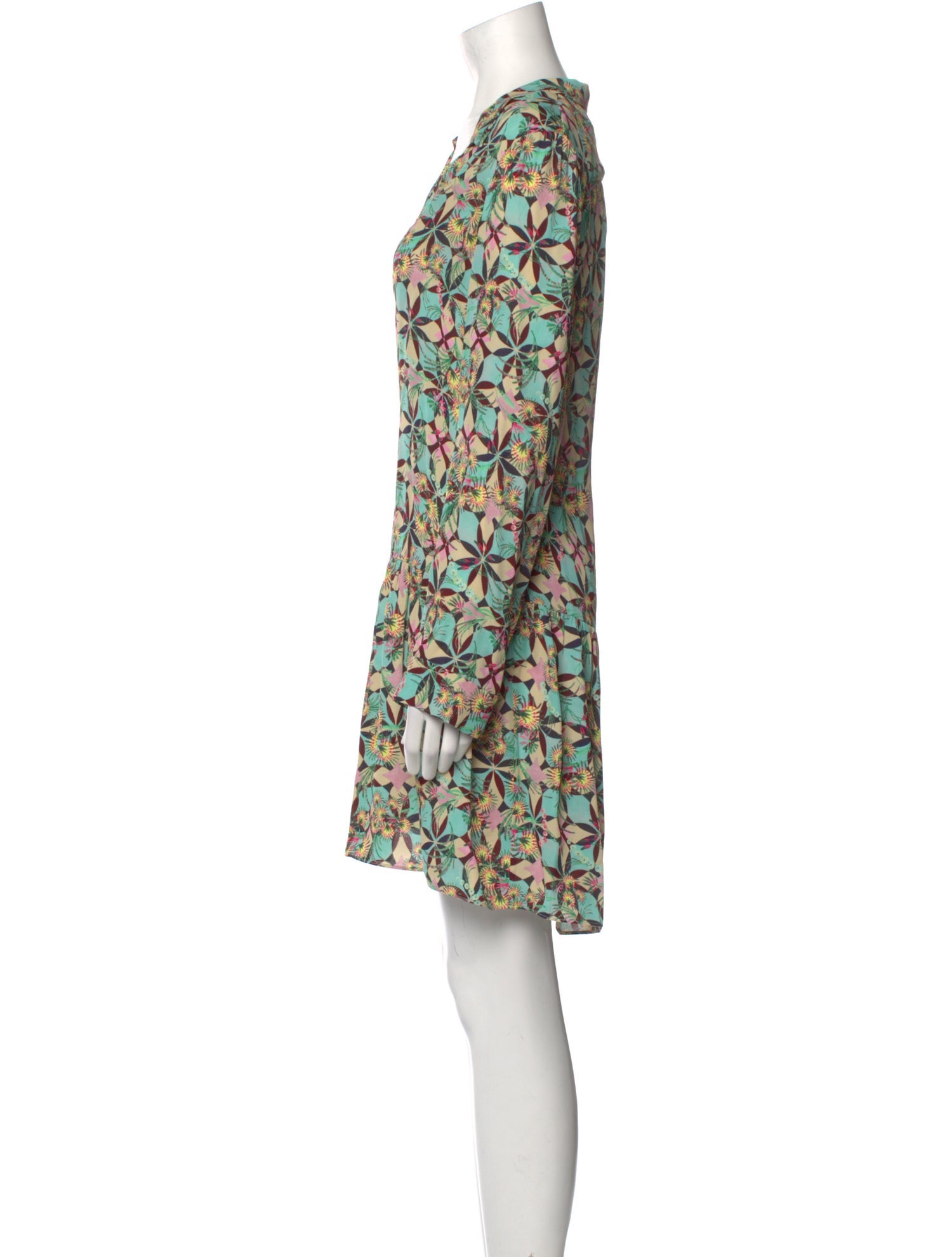 Saloni Printed Mini Dress