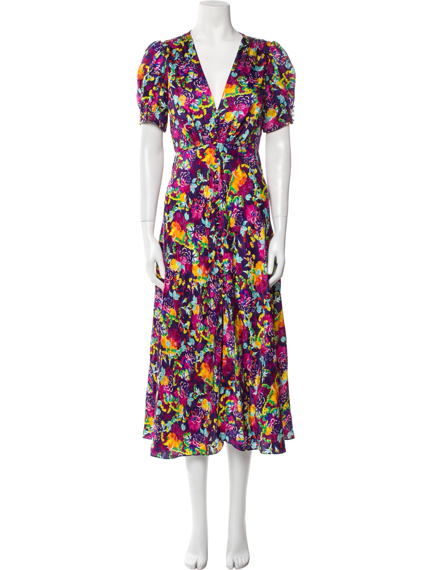 Saloni Silk Long Dress