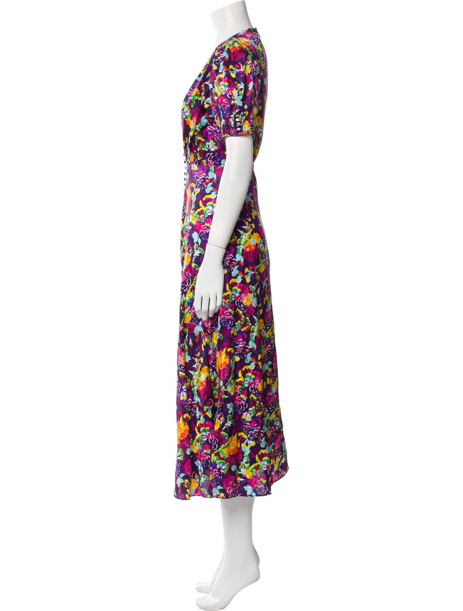 Saloni Silk Long Dress