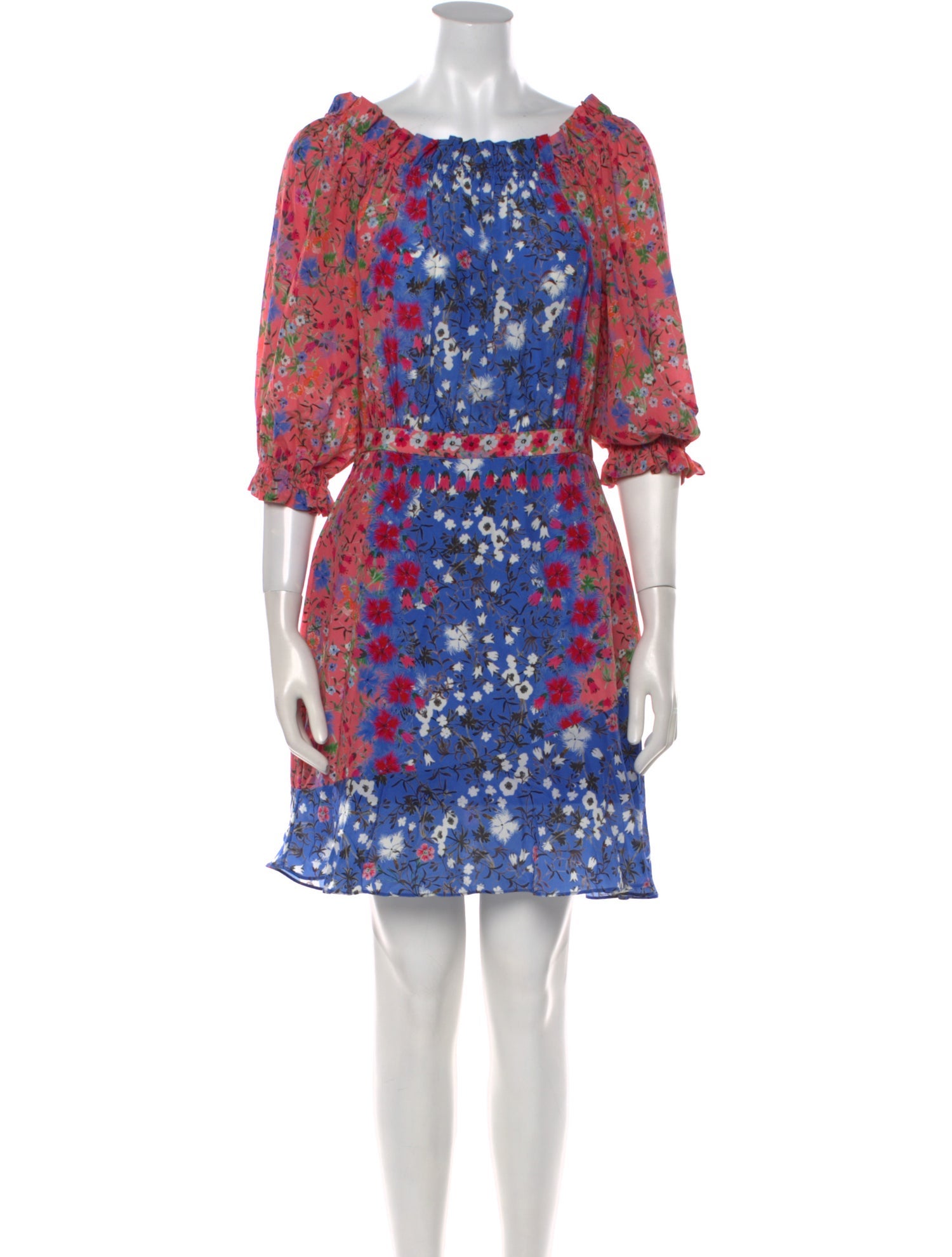 Saloni Silk Mini Dress