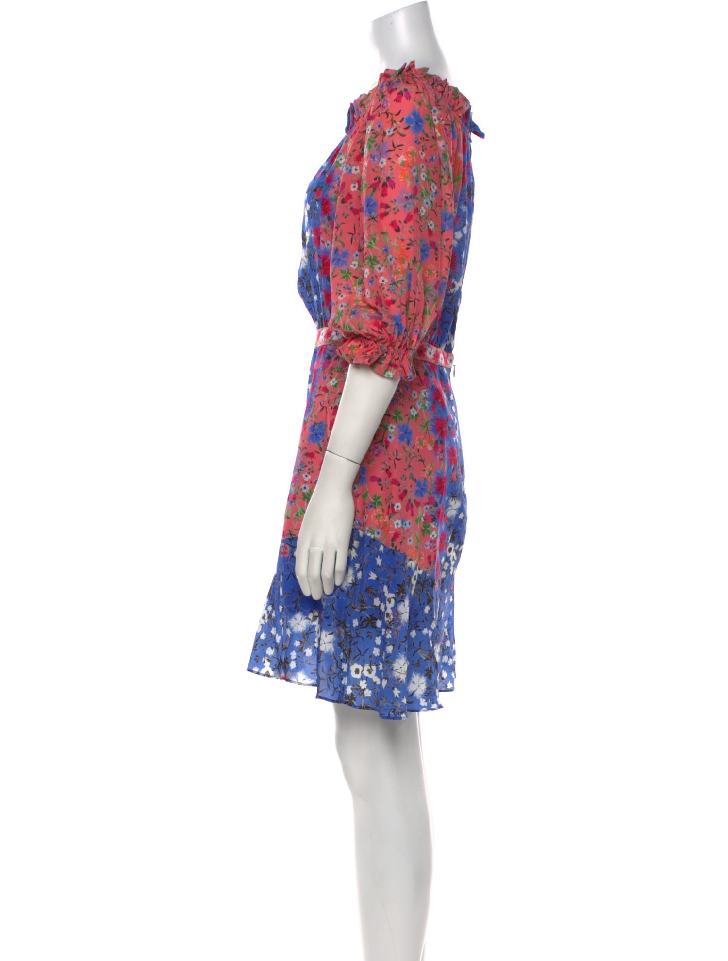 Saloni Silk Mini Dress