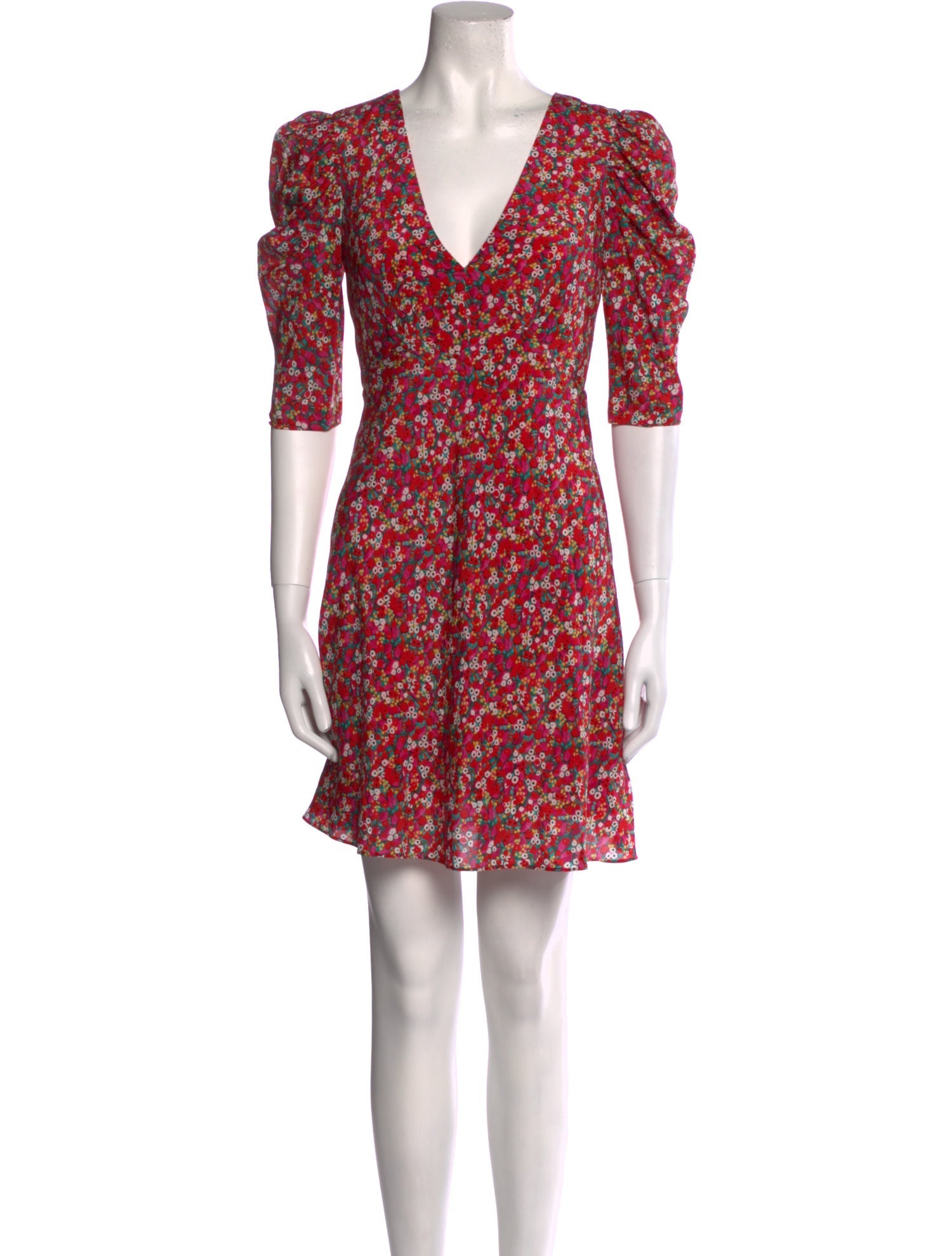 Saloni Silk Knee-Length Dress