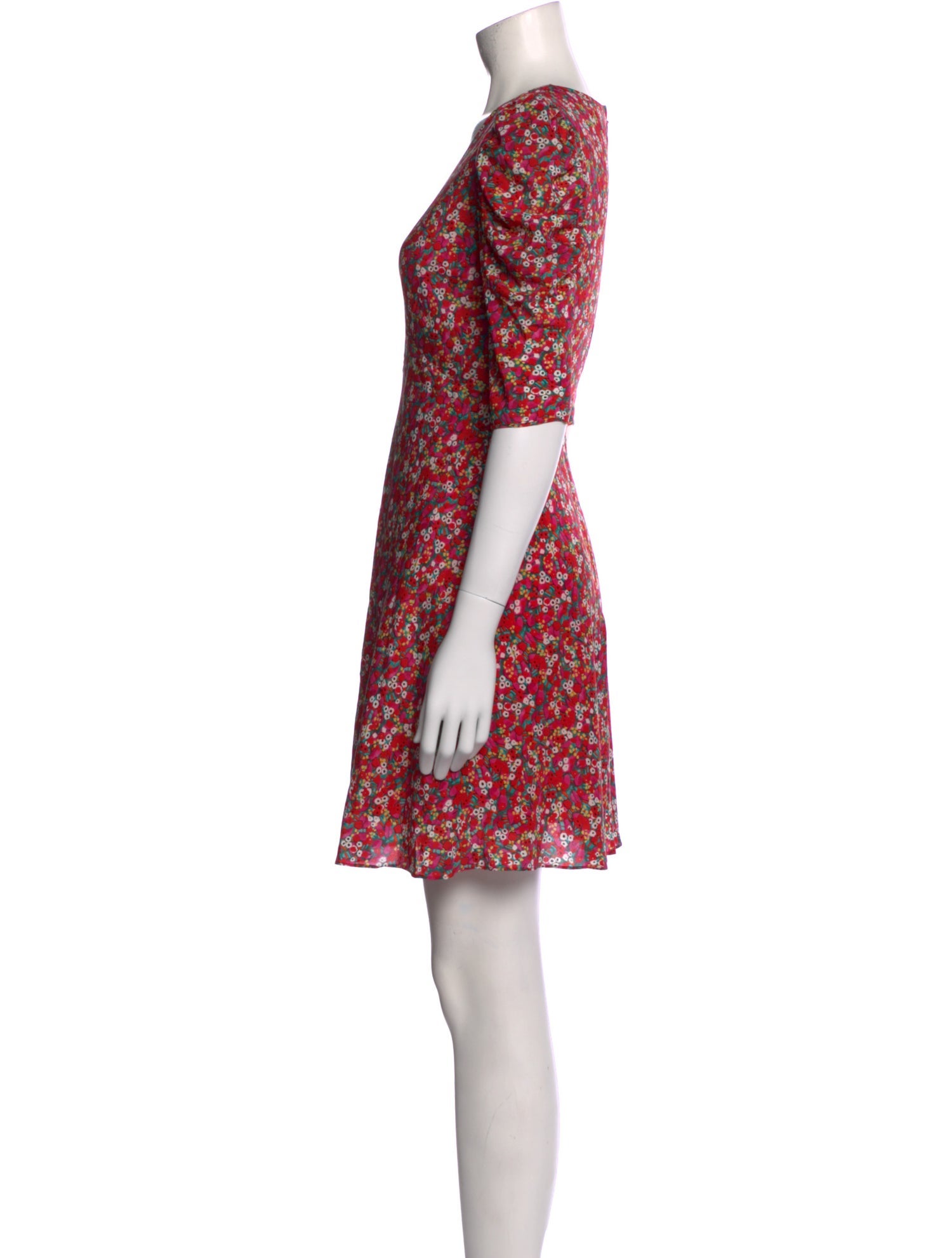 Saloni Silk Knee-Length Dress