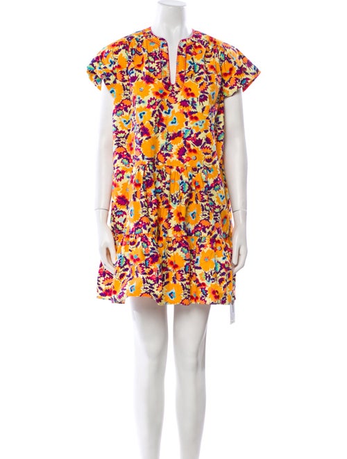 Saloni Floral Print Mini Dress