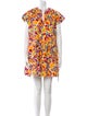 Saloni Floral Print Mini Dress
