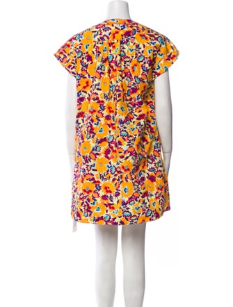 Saloni Floral Print Mini Dress