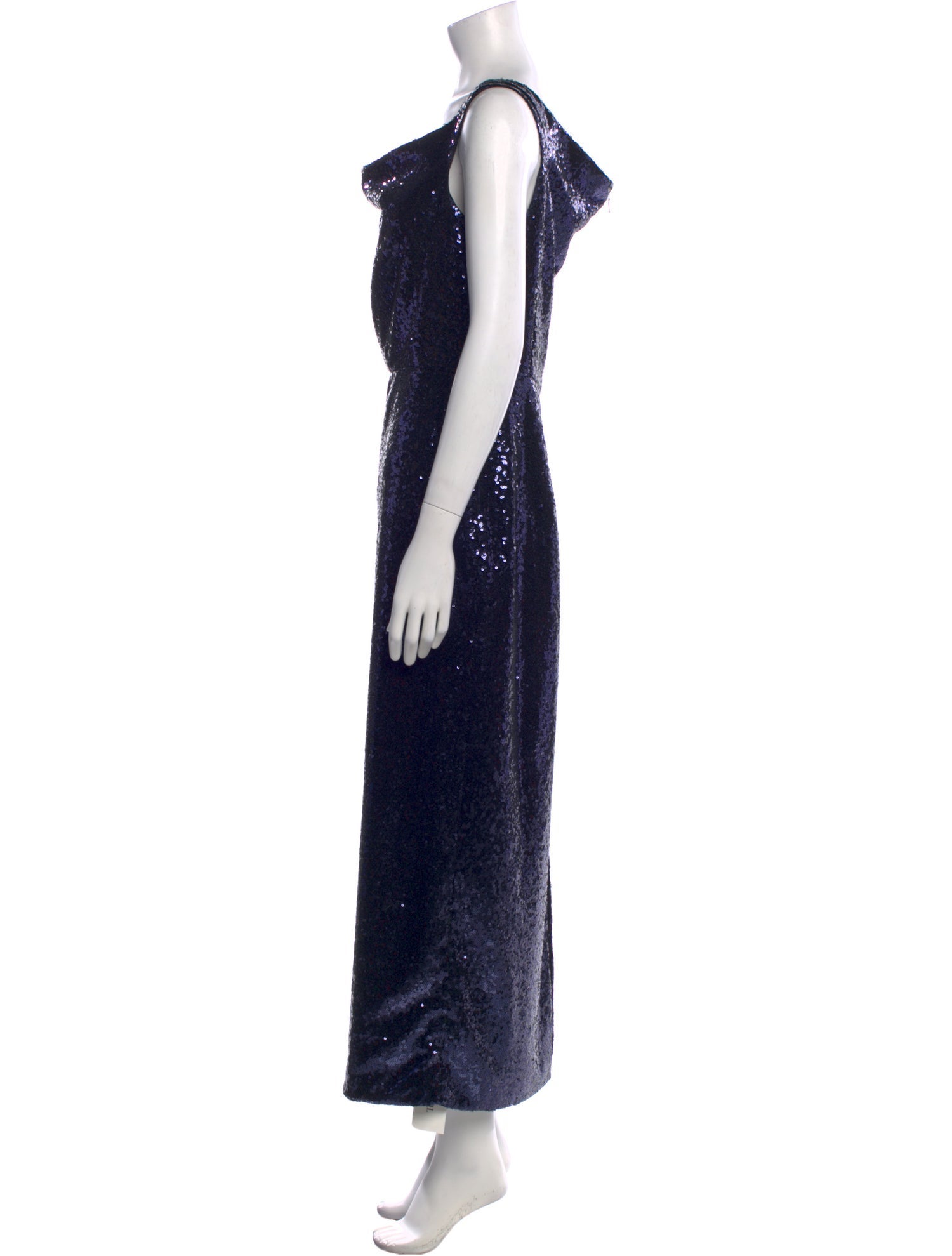 Saloni Cowl Neck Long Dress