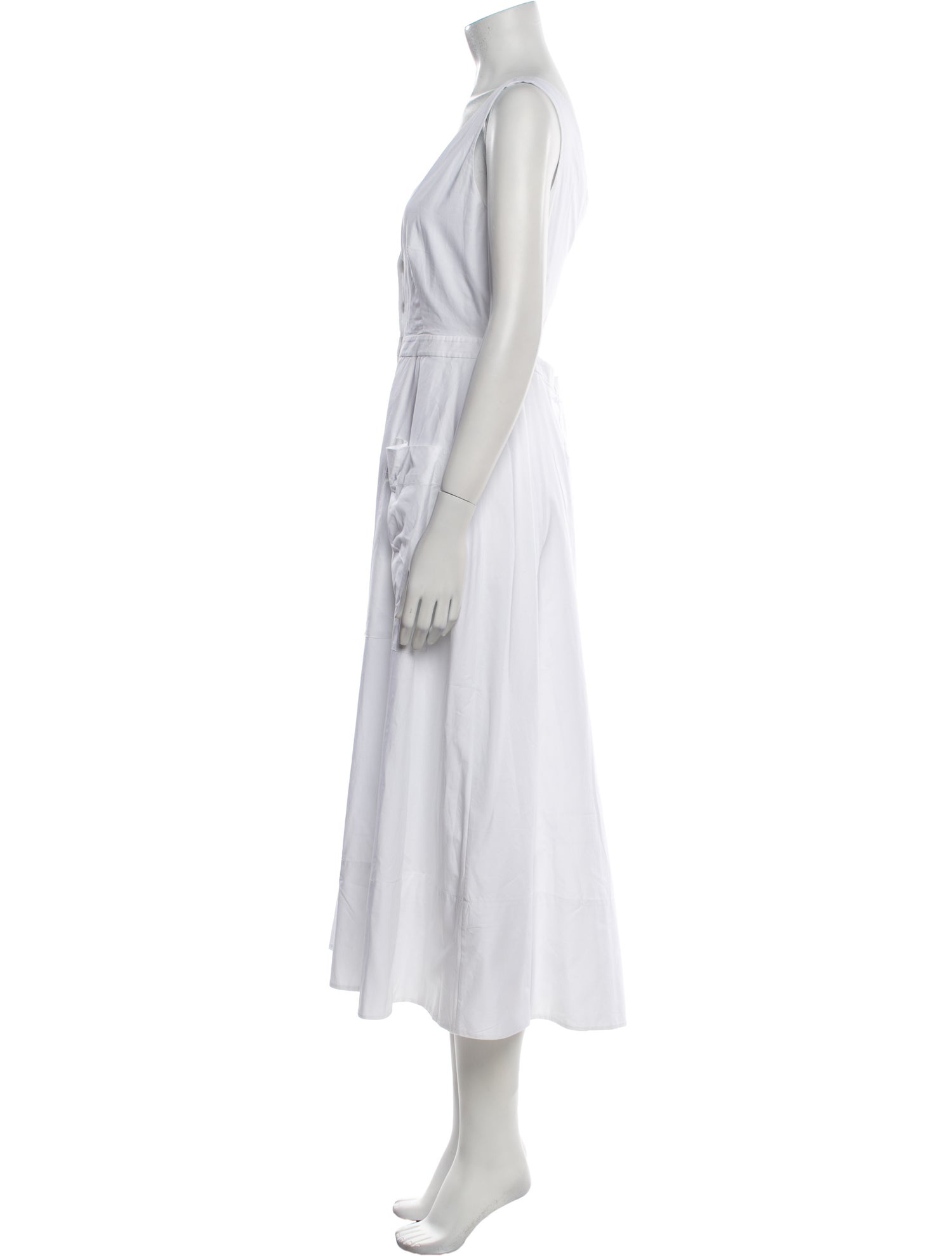 Saloni V-Neck Long Dress