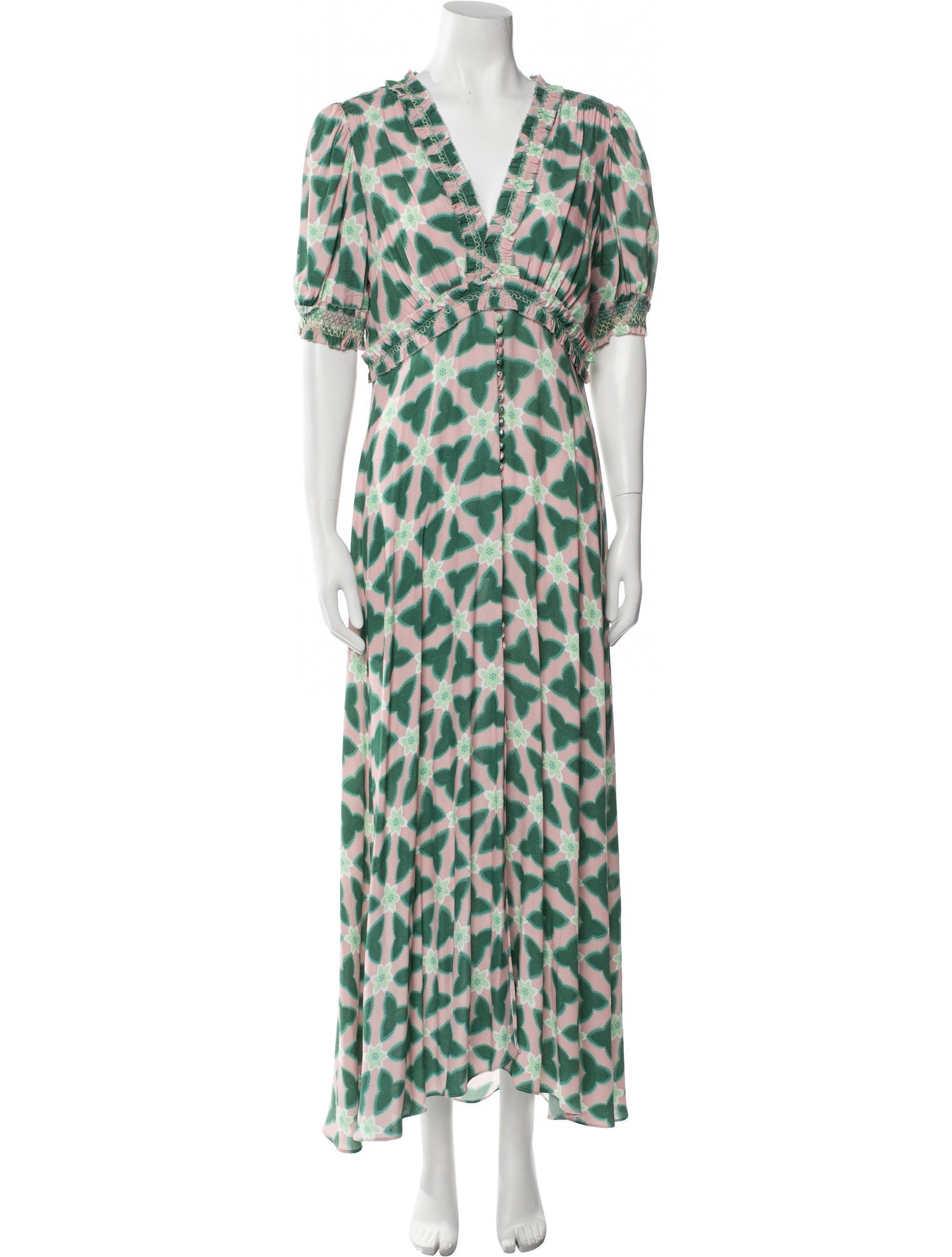 Saloni Silk Long Dress