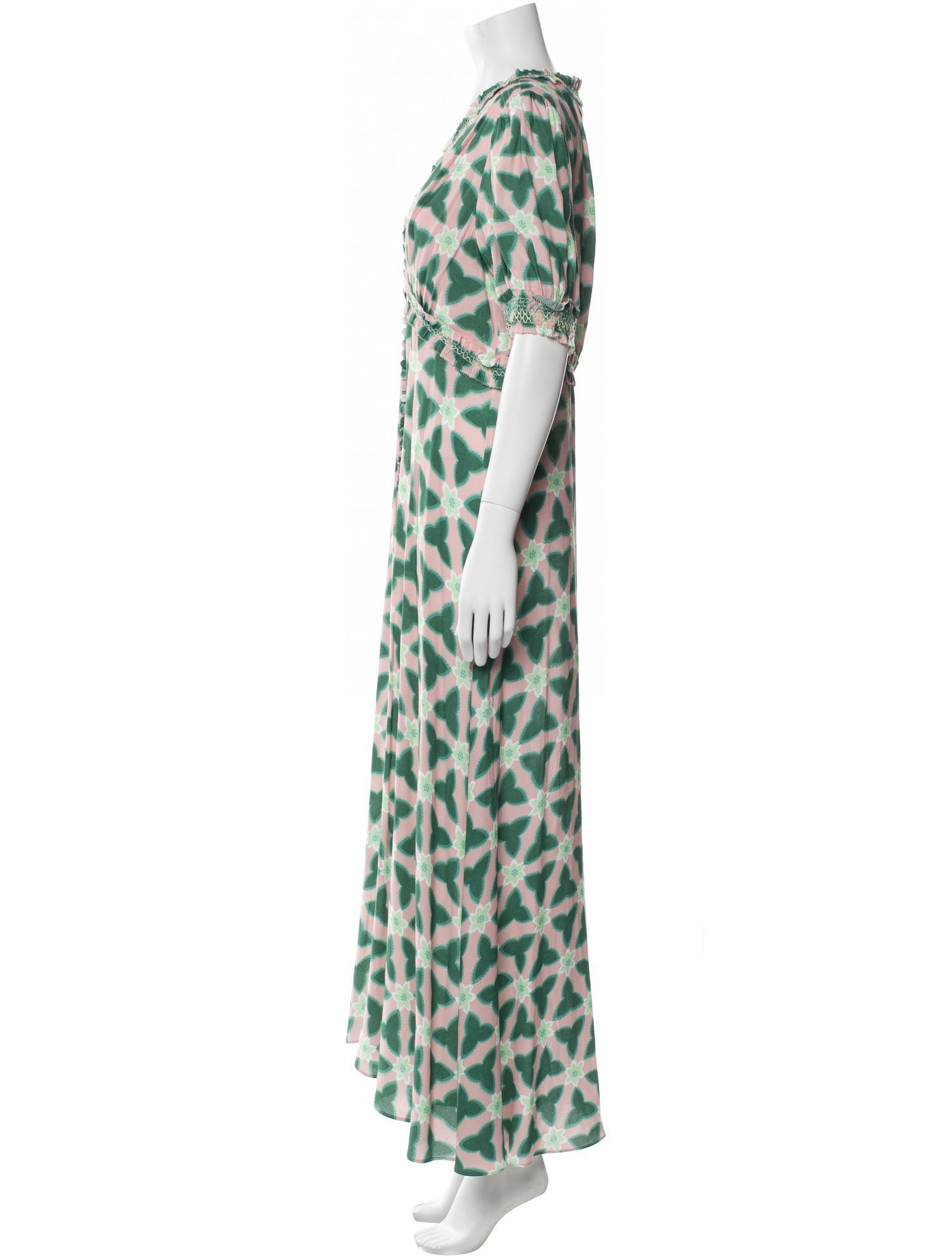 Saloni Silk Long Dress