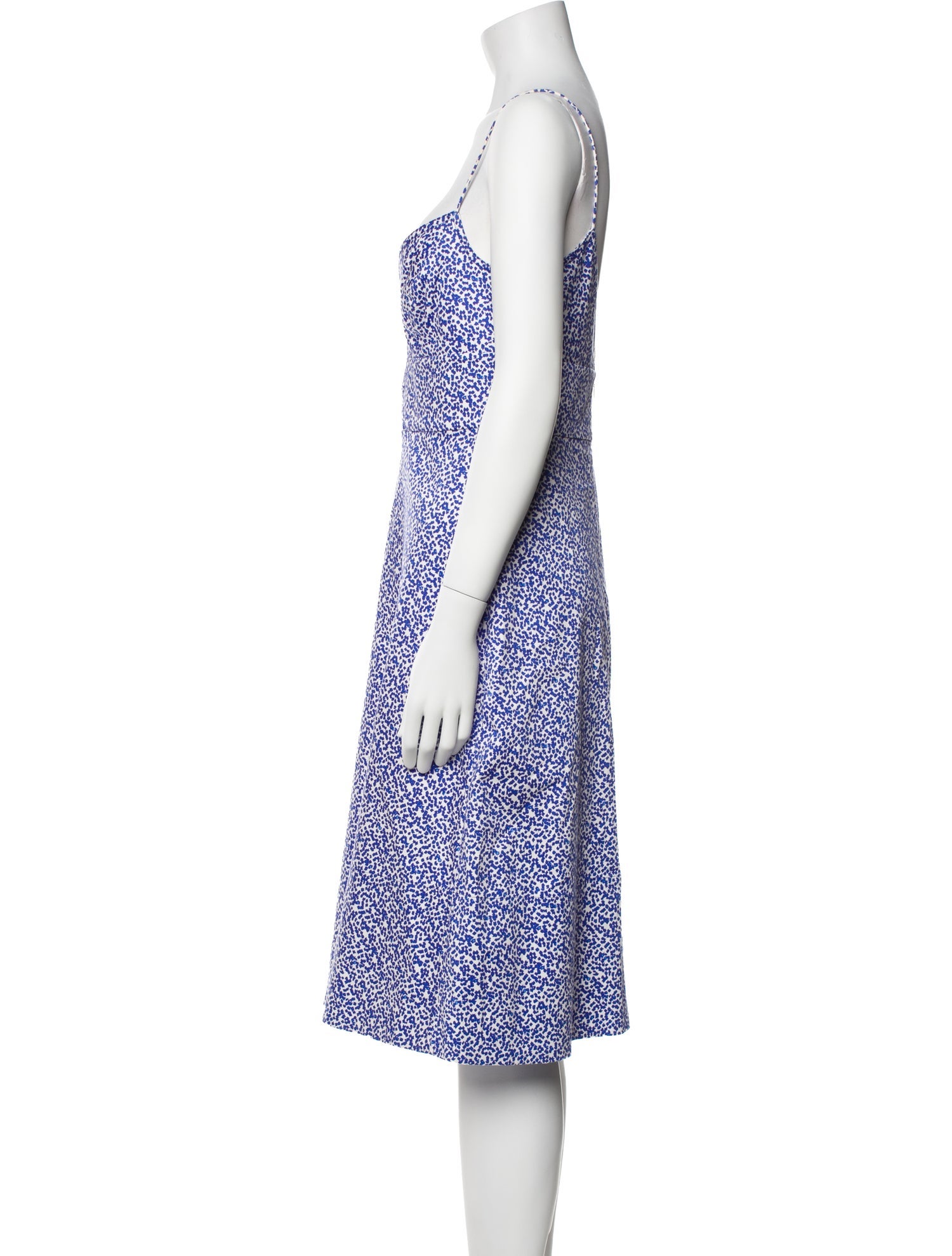 Saloni Printed Midi Length Dress