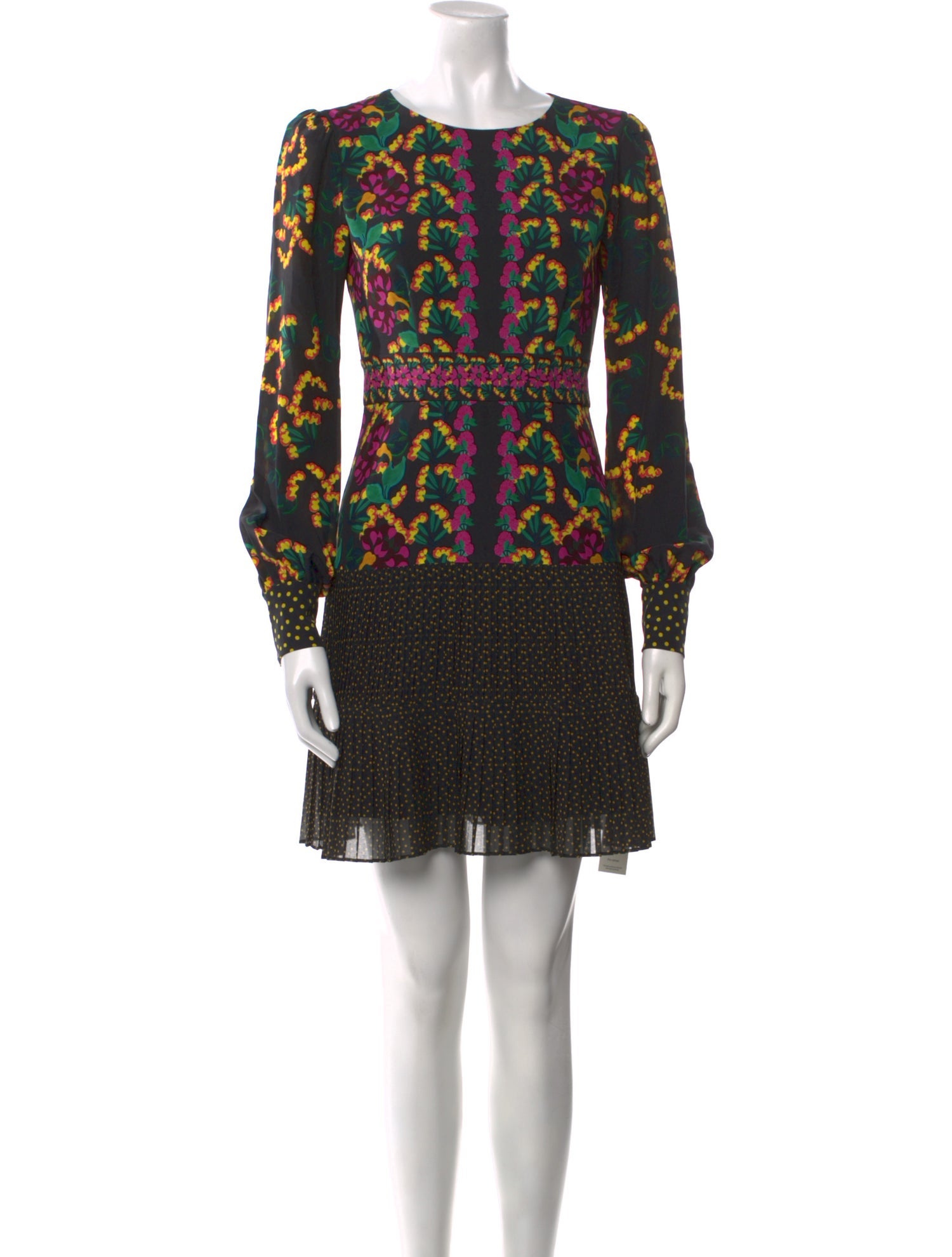 Saloni Silk Mini Dress