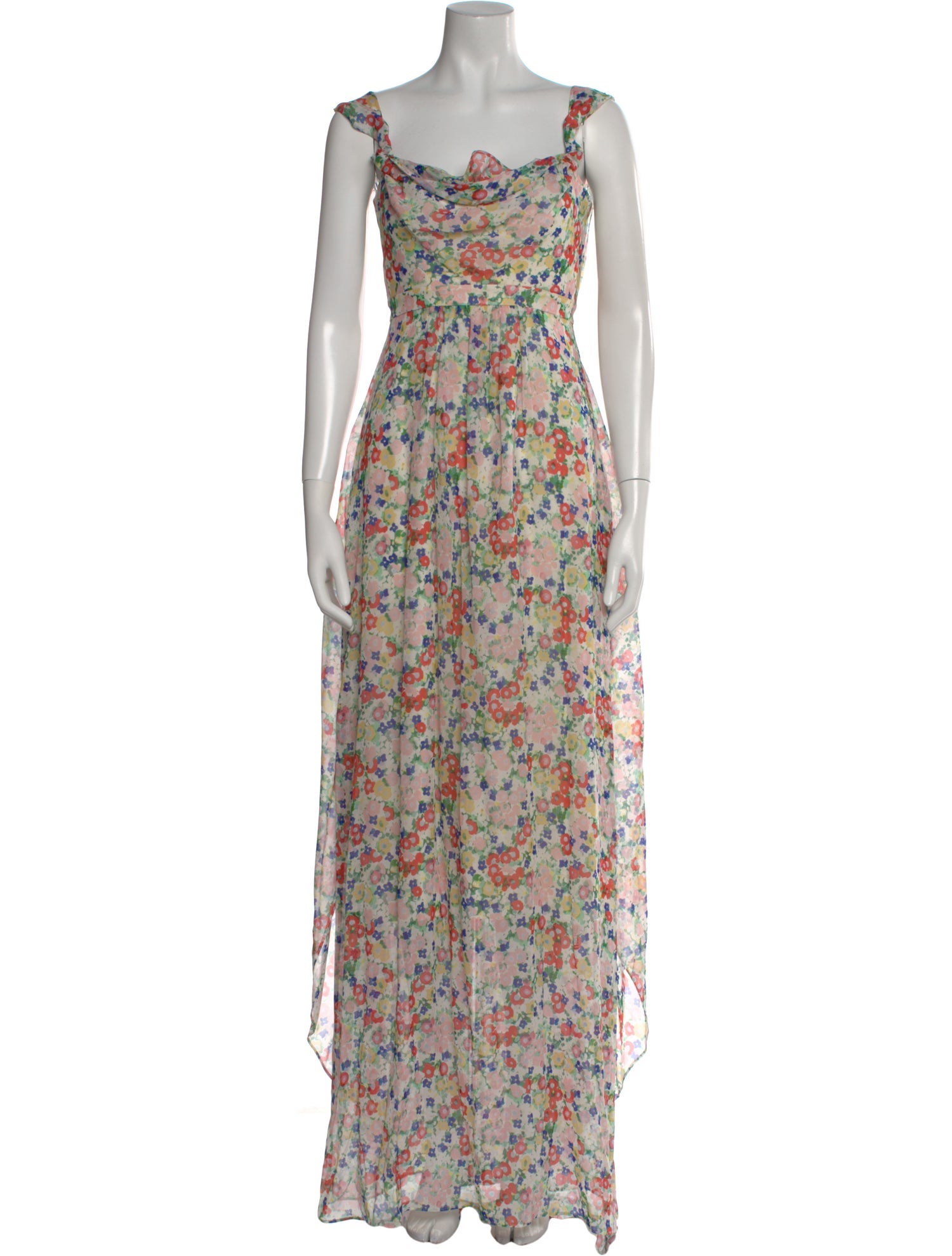 Saloni Silk Long Dress