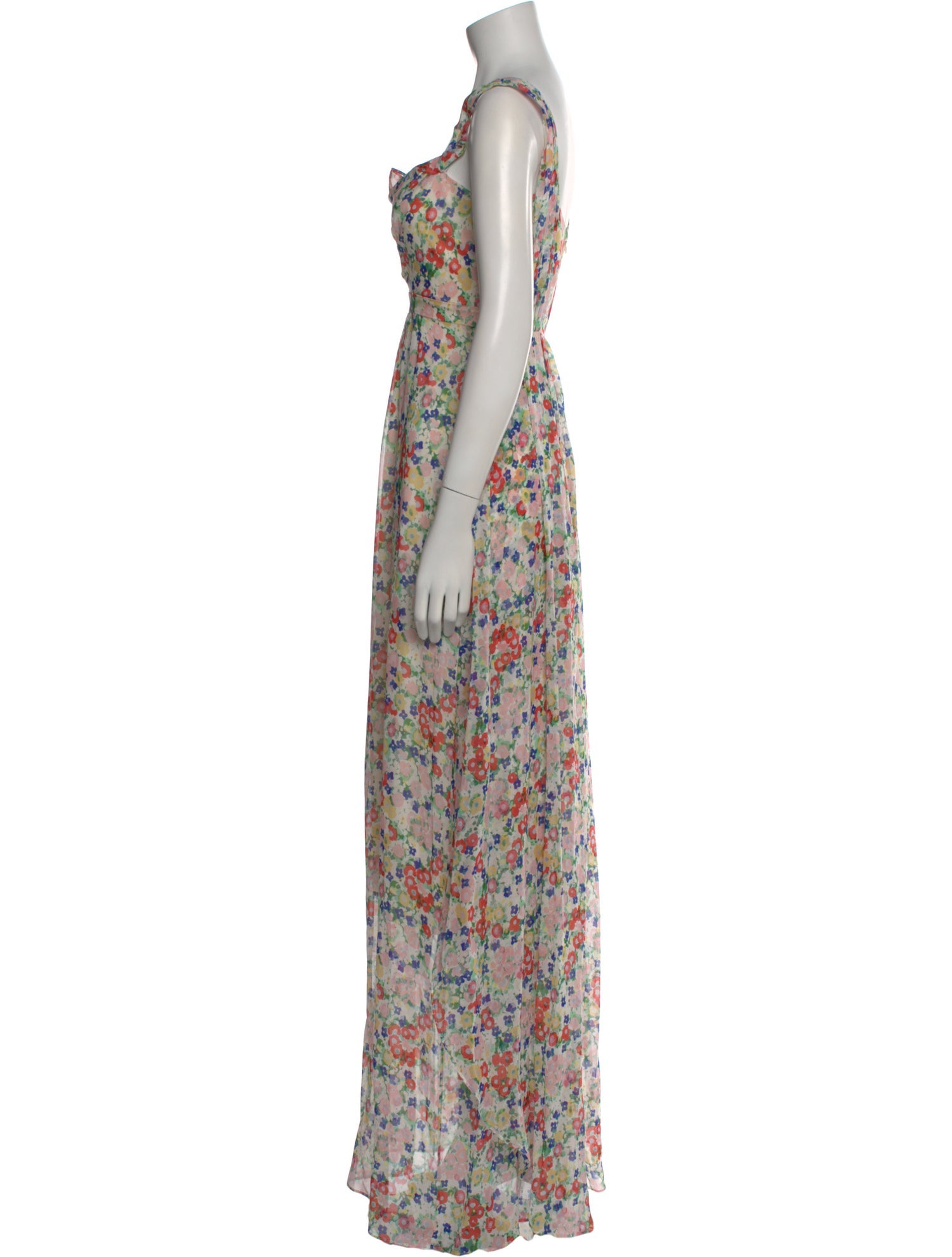 Saloni Silk Long Dress