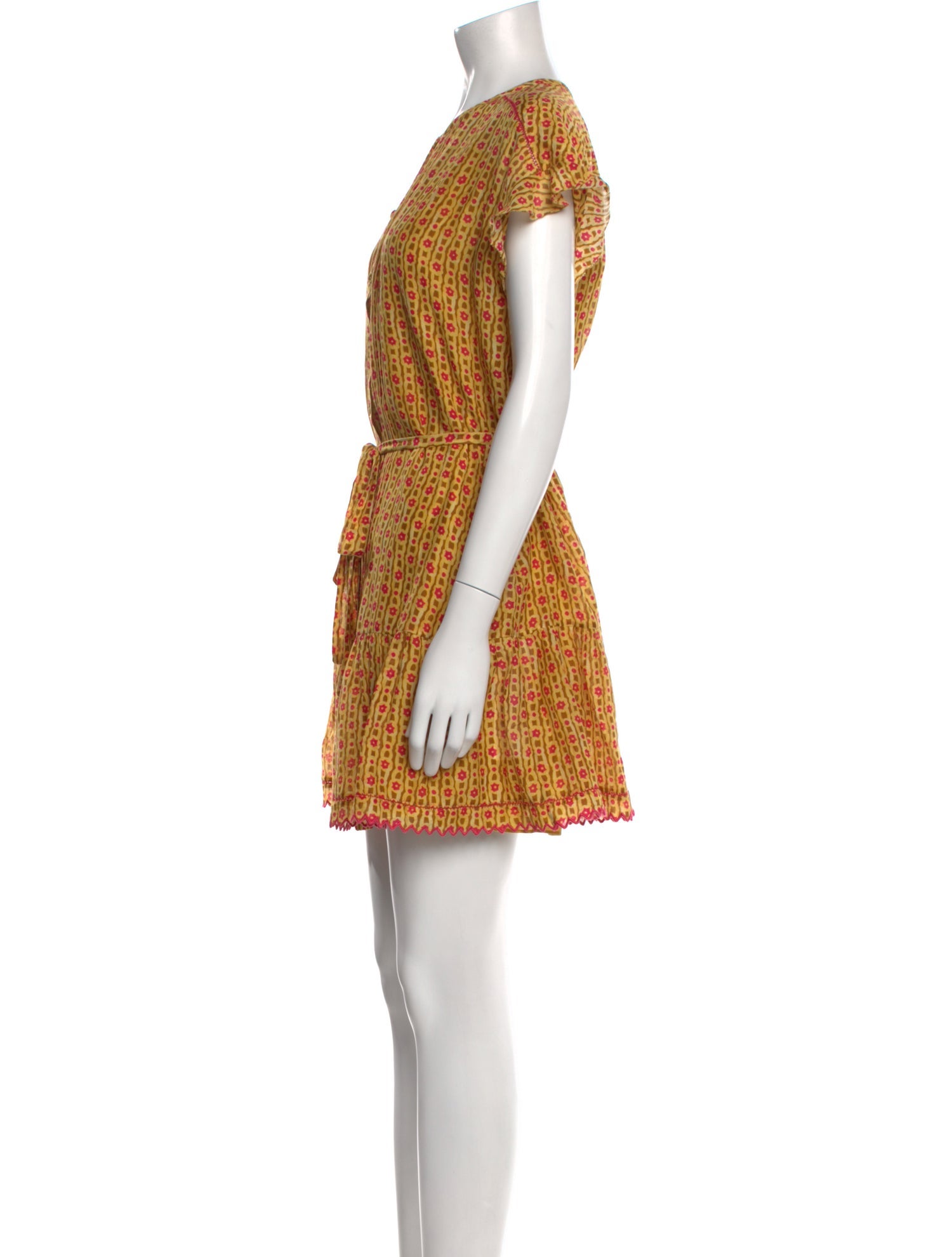 Saloni Printed Mini Dress