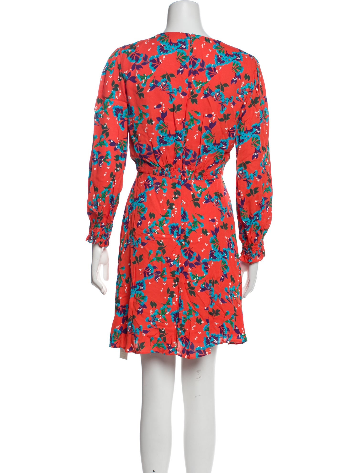 Saloni Floral Print Mini Dress