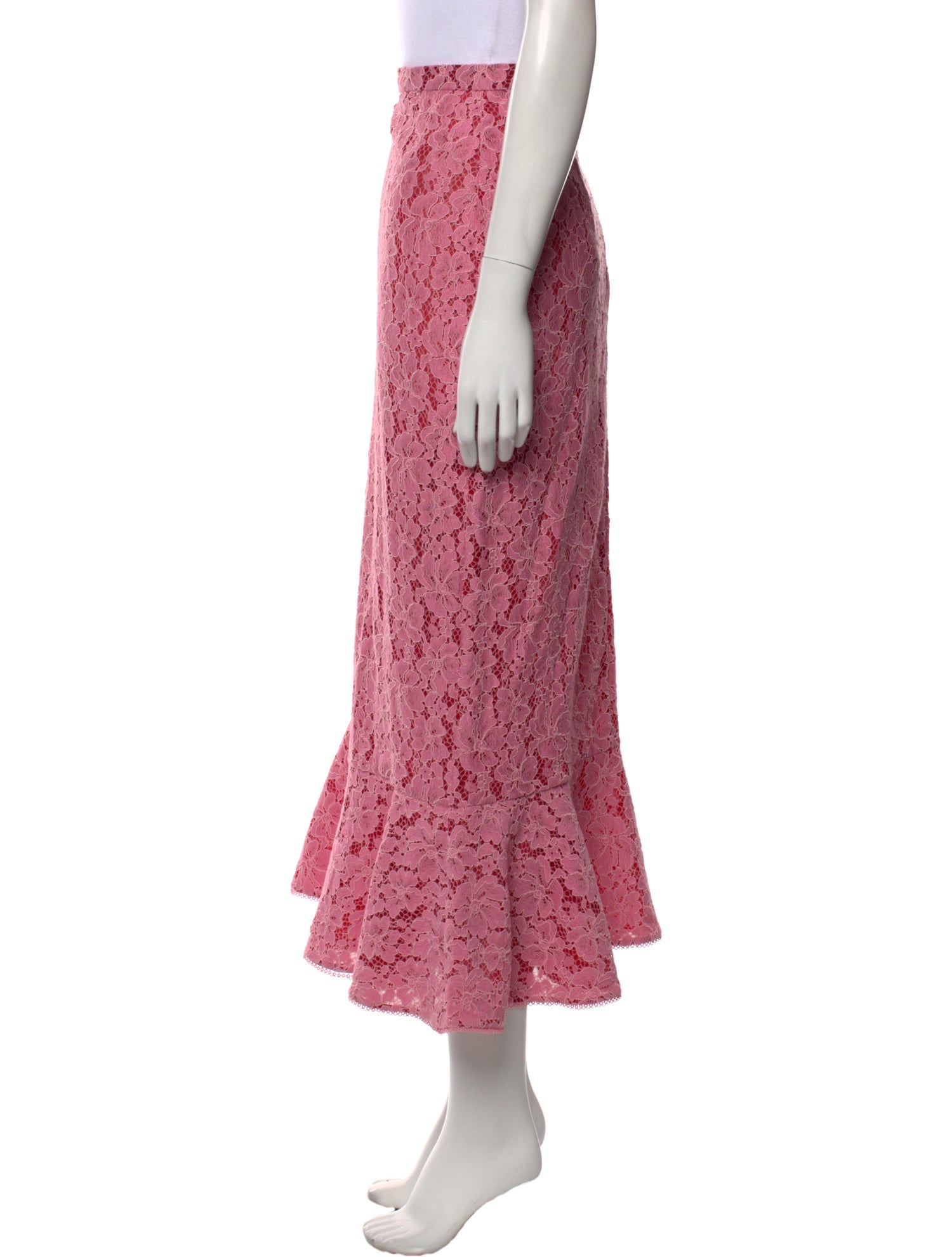 Saloni Floral Print Midi Length Skirt w/ Tags