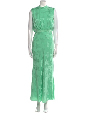 Saloni Silk Long Dress