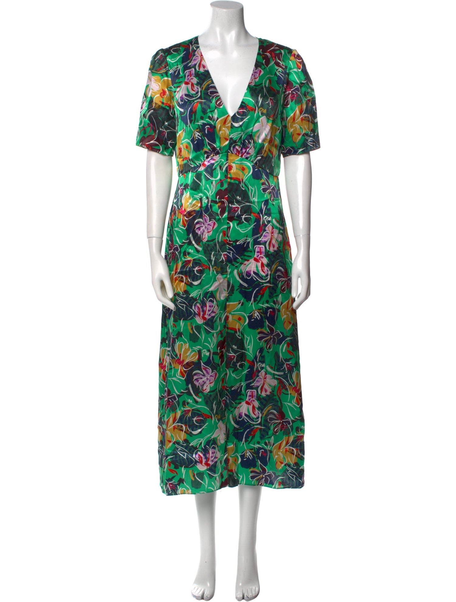 Saloni Silk Long Dress