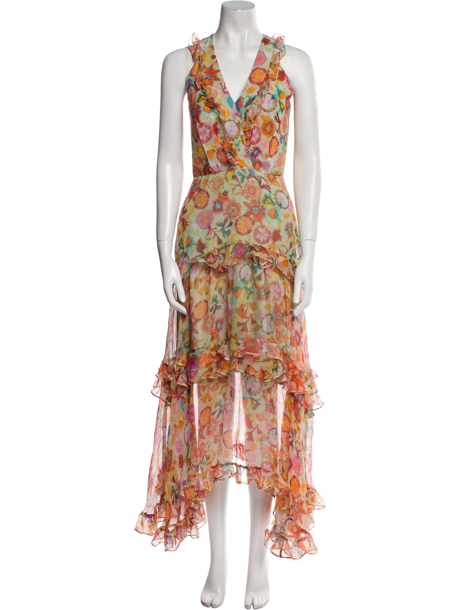 Saloni Silk Long Dress