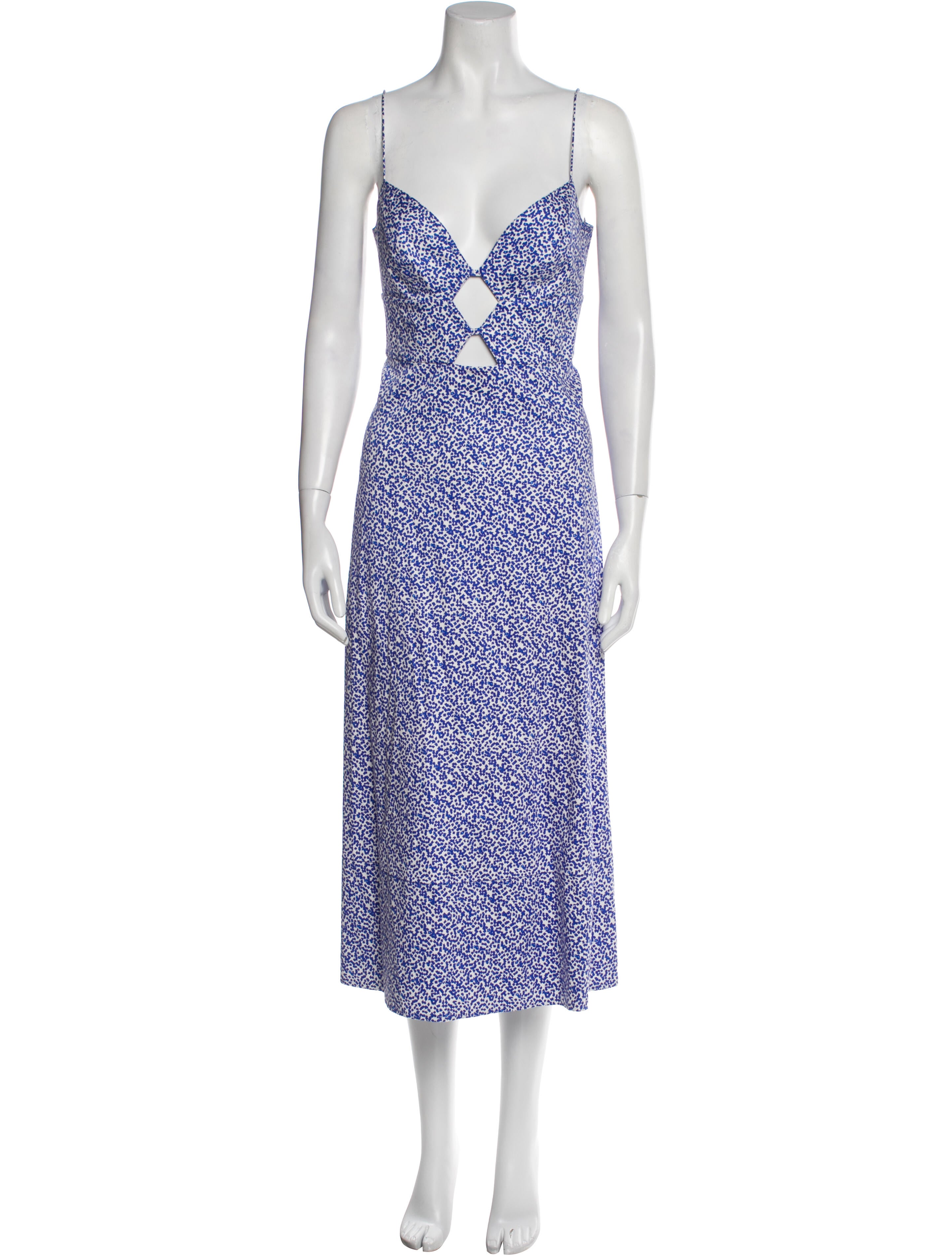 Saloni Printed Long Dress