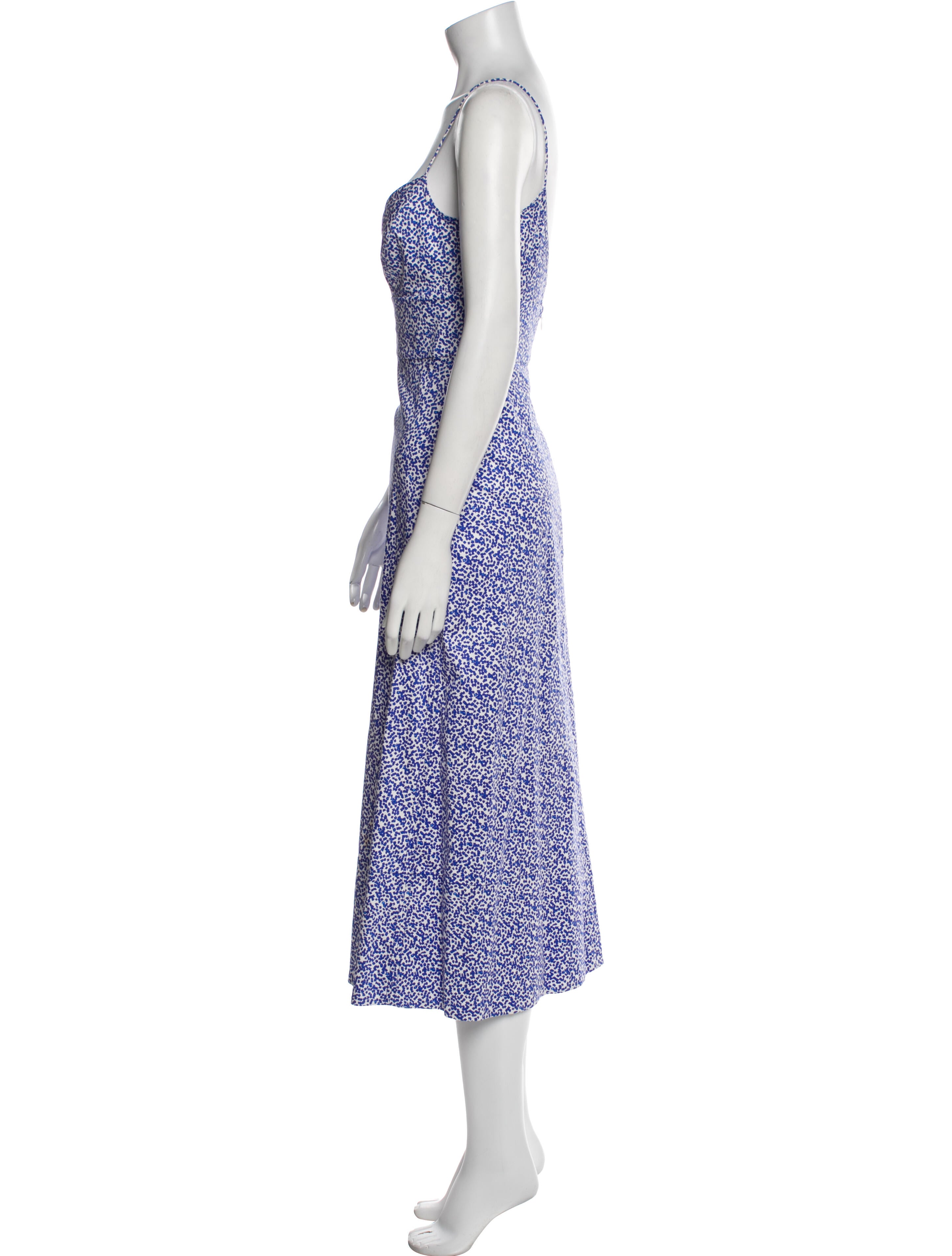 Saloni Printed Long Dress